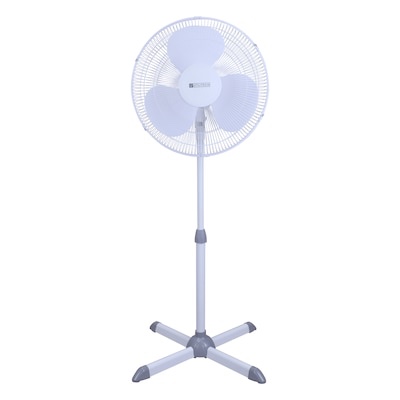 utilitech 16-in indoor oscillating pedestal fan, in white