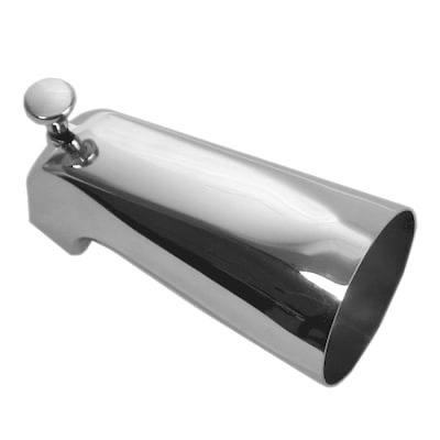 danco bathroom tub spout with front pull-up diverter in chrome