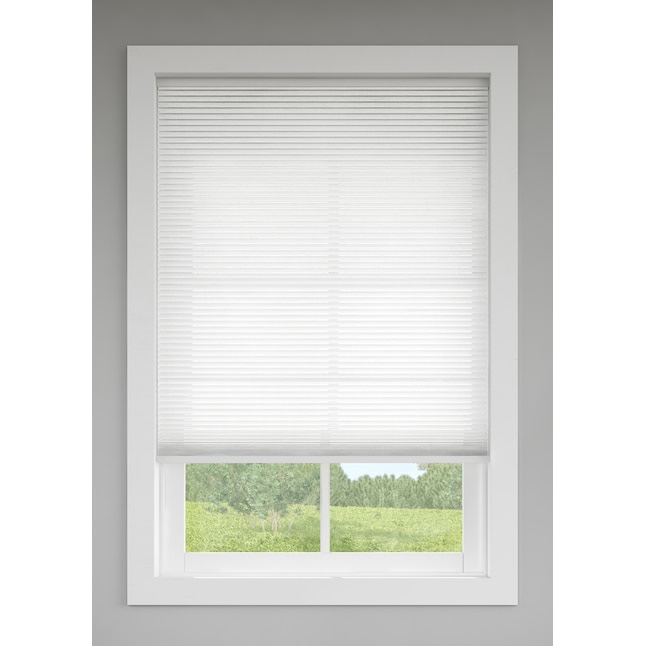 levolor  trim+go 30-in x 72-in snow light filtering cordless cellular shade  