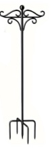 heavy duty bird feeder pole stand 234cm adjustable feeding station hanging hook