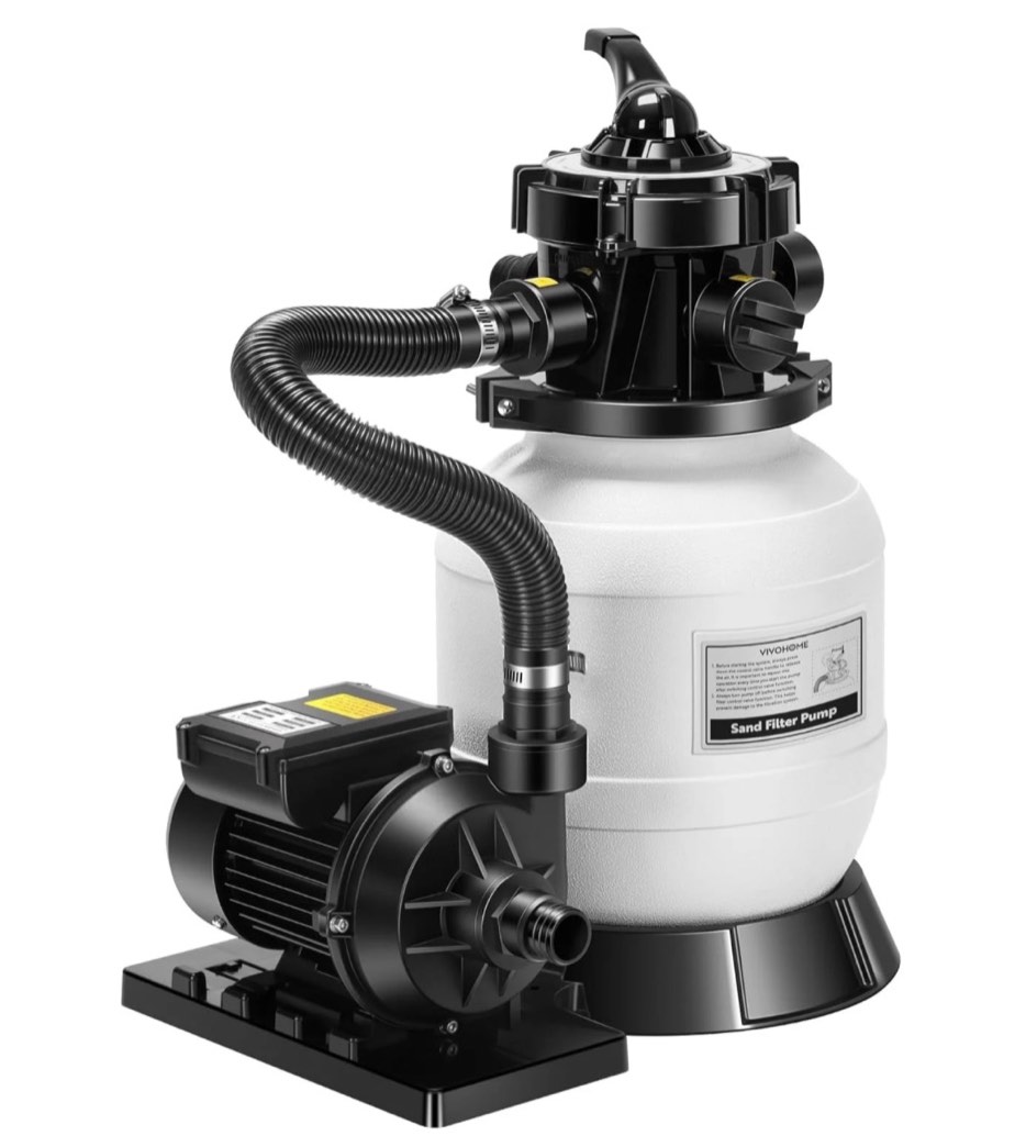 specstar 10 sand filter pump 2087 gph for above ground pools up to 4 600 gallons 7-way valve with 22 lb sand capacity heavy-duty rust-resistant housing