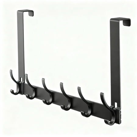 over the door hooks door hanger hooks for hanging no assembly required large over the door towel rack with 6 hooks coat rack hat rack over the door