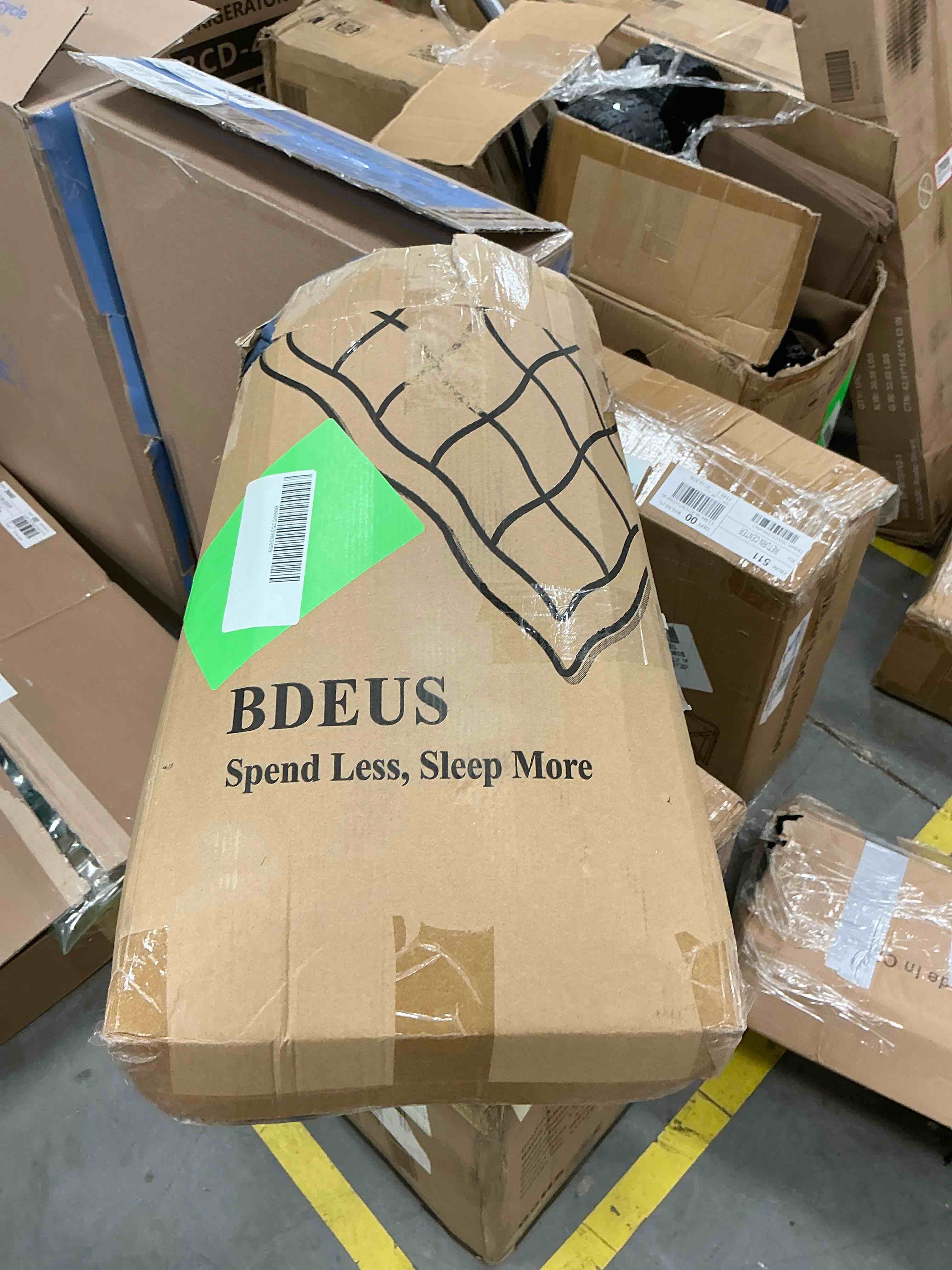 Condition photo showing Good Condition for bdeus extra thick mattress topper, cooling mattress pad cover, pillow top protector with 8-21 inch deep pocket, twin size