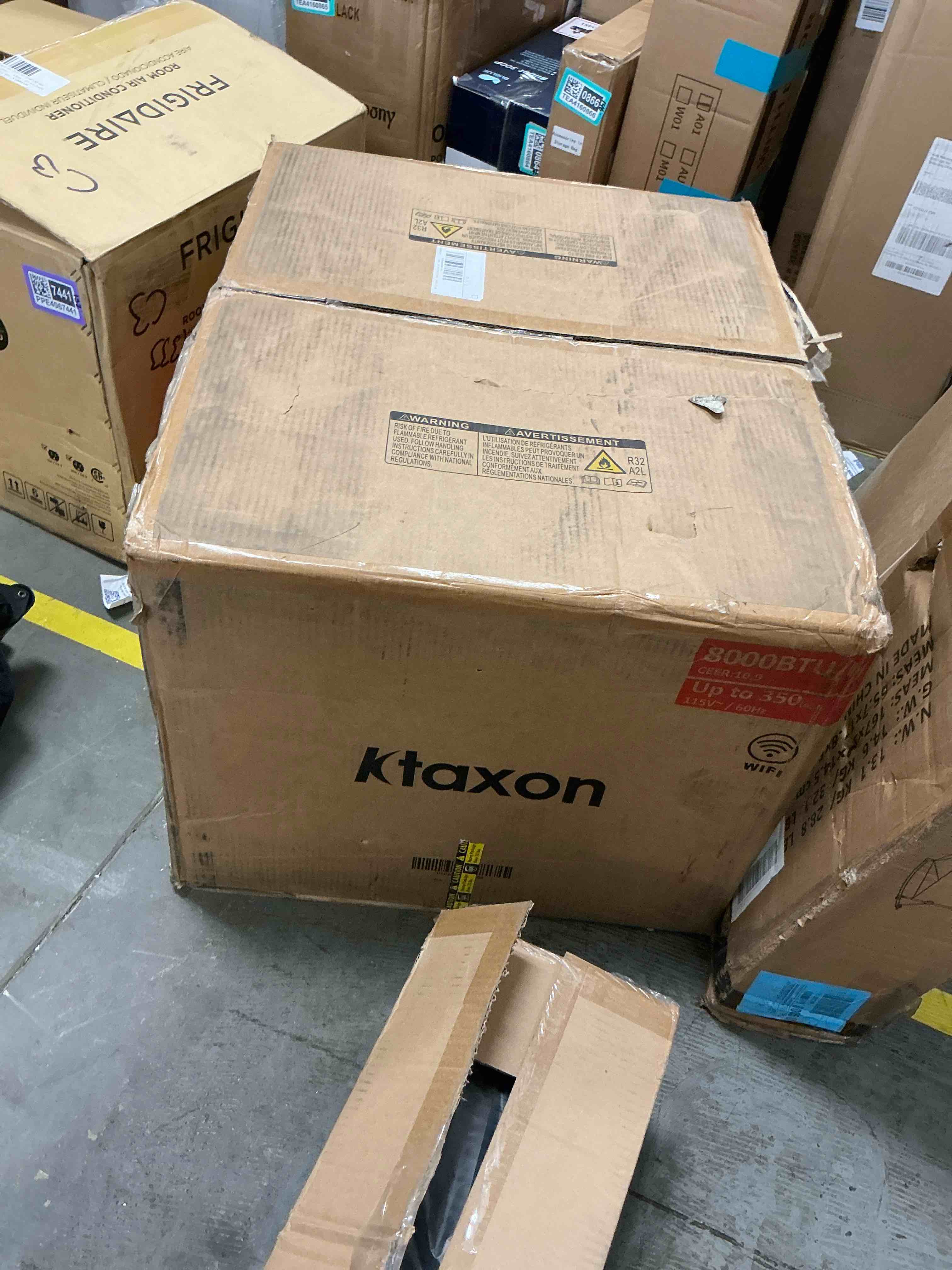 Condition photo showing New/Like New for ktaxon wifi enabled 8000 btu heat and cool window air conditioner with wifi controls