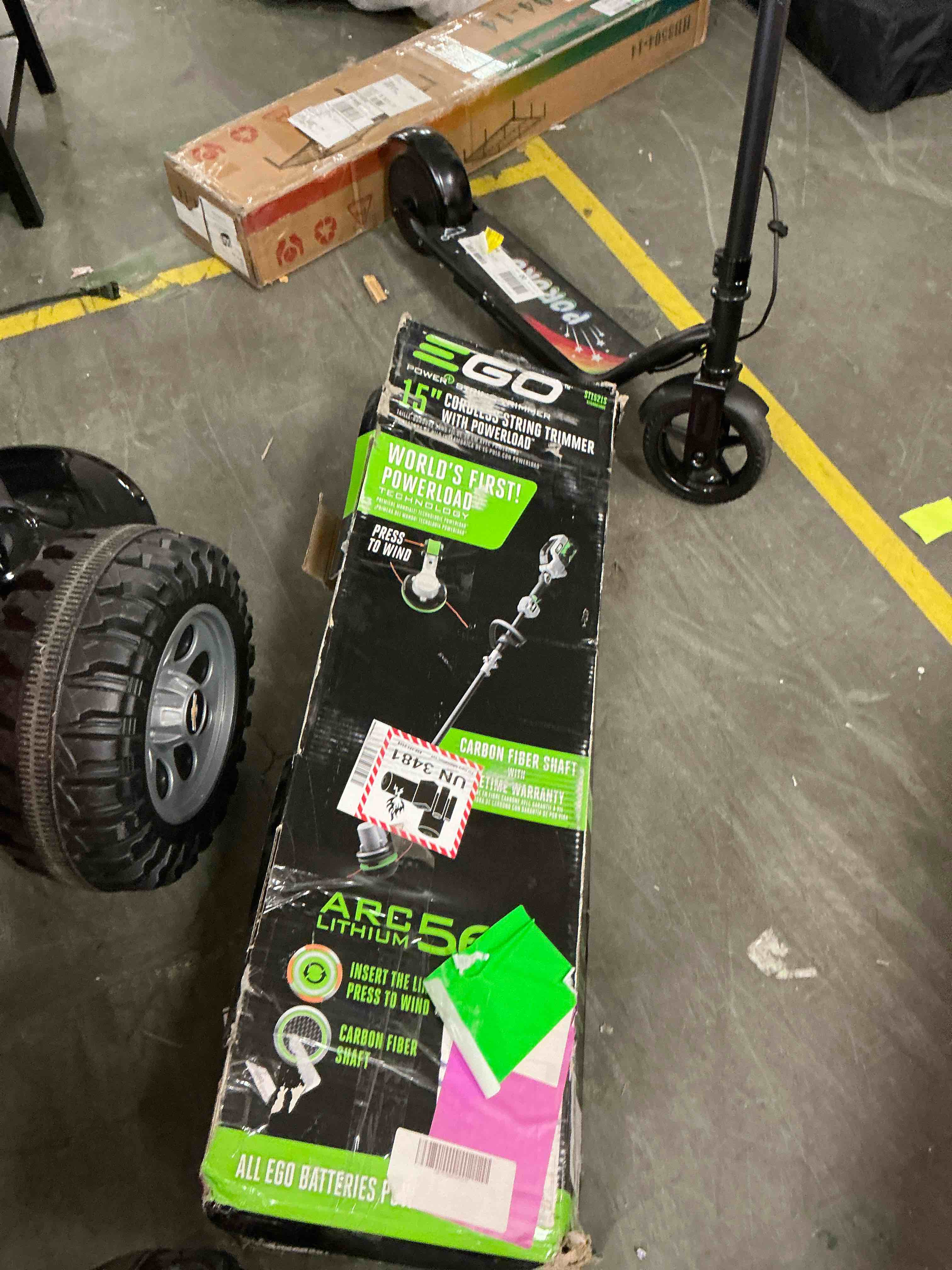 Condition photo showing Good Condition for ego power+ st1511t 15-inch weed eater 56-volt lithium-ion cordless powerload string trimmer kit with telescopic alu foldable shaft weed wacker(tool only)