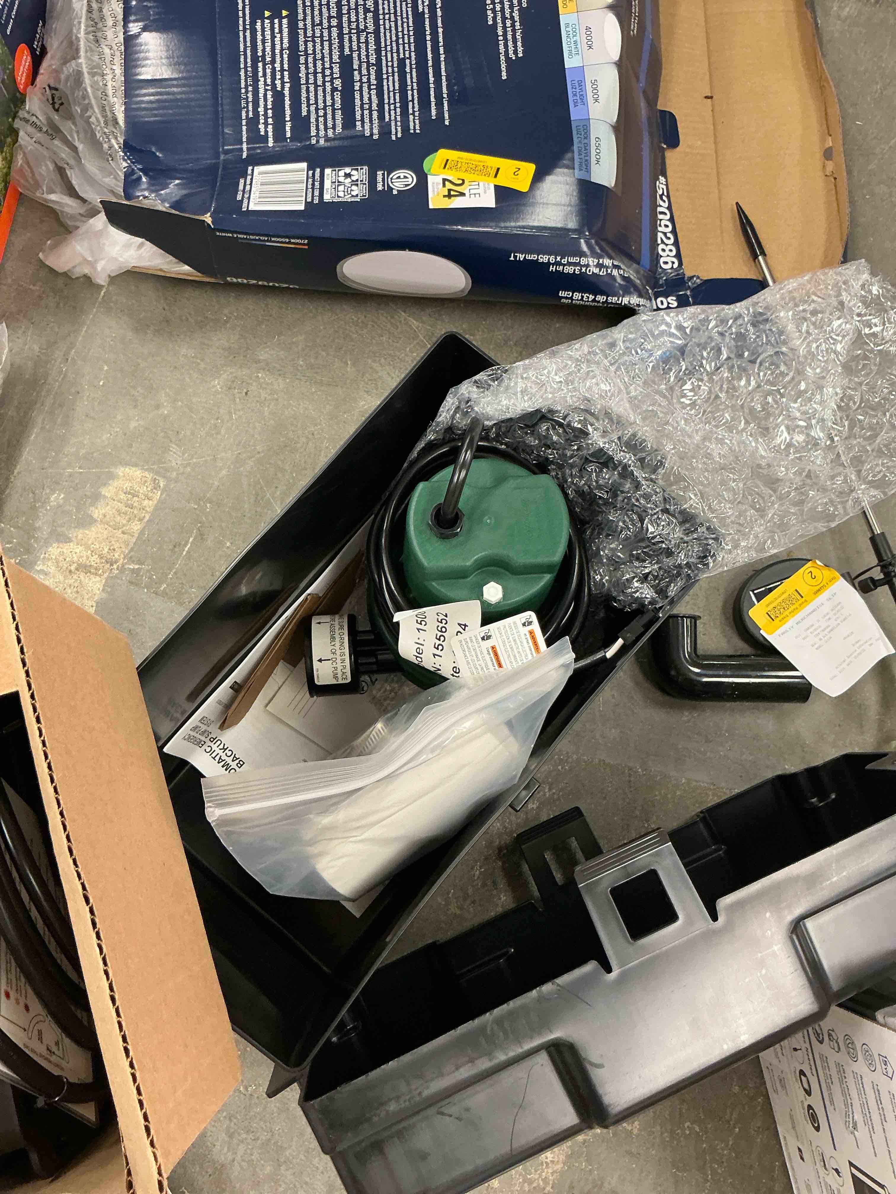 Condition photo showing Good Condition for basement sentry by zoeller stbb200 battery backup sump pump system plus 45 gpm, green