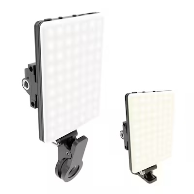utilitech rechargeable clip-on led light for phone tablet or laptop-