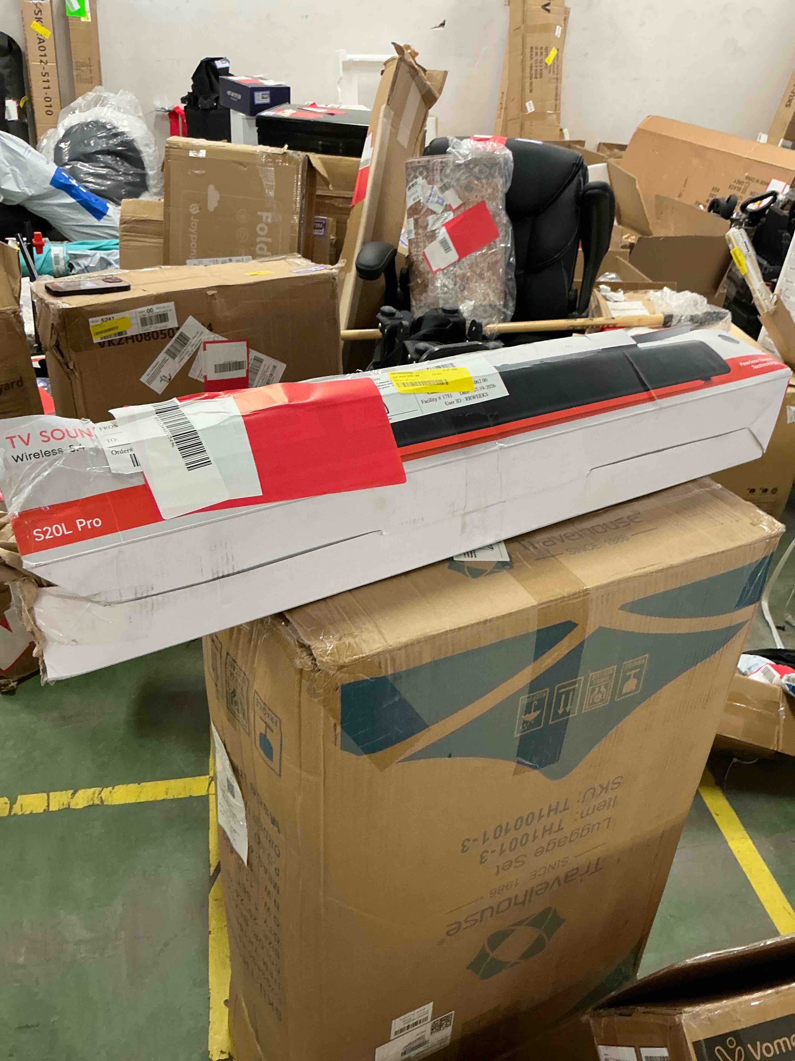 Condition photo showing Good Condition for veatool sound bar for tv,60w soundbar surround sound home theater system,27 inch tv speaker with dsp dynamic sound,work with 4k & hd tvs,coax& optical, aux,bluetooth,wireless streaming,(soundbar only)