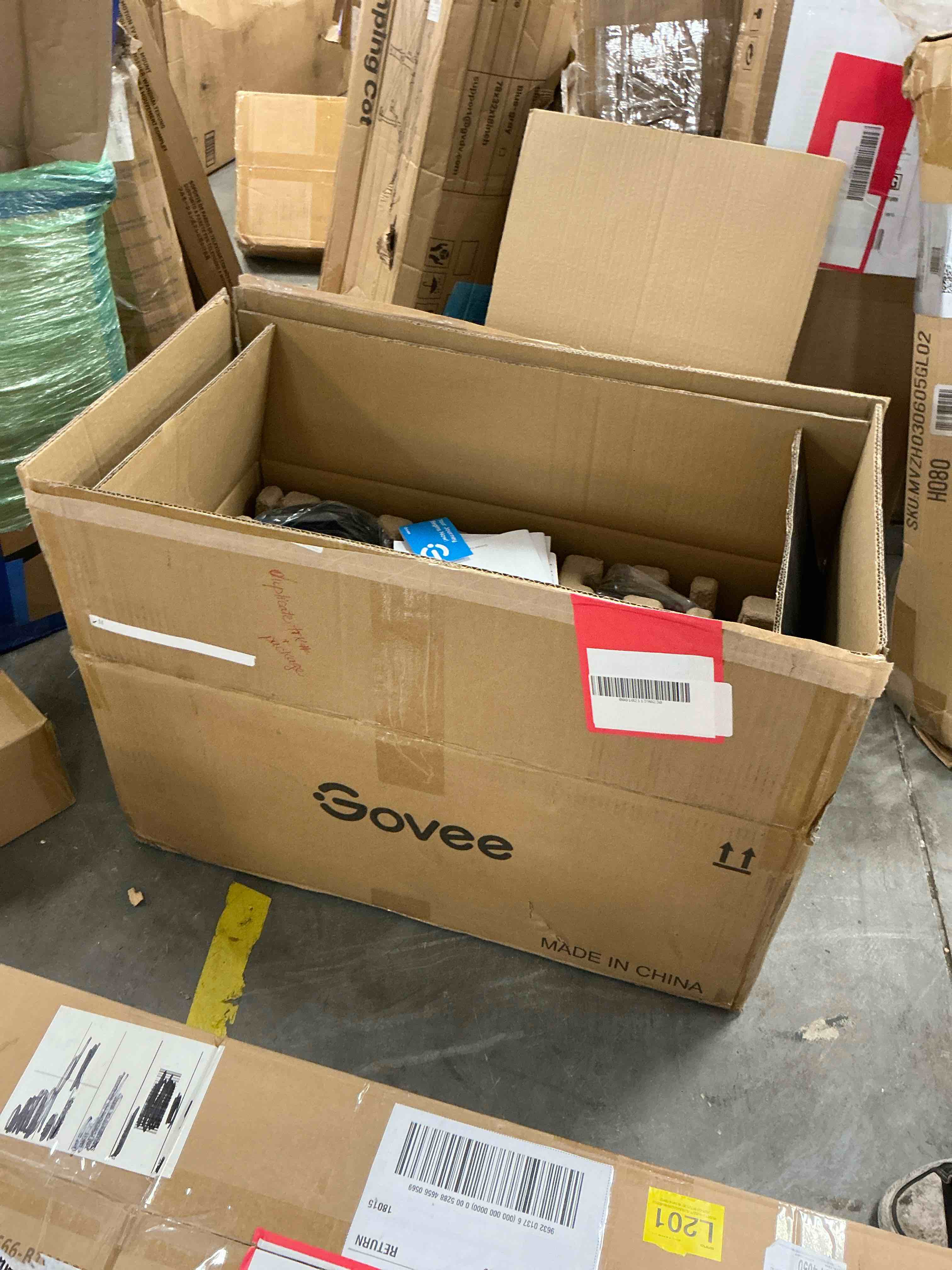 Condition photo showing New/Like New for govee - smart rgbww+rgbicww 52inch fan light - black