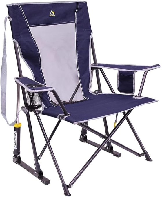 gci outdoor comfort pro rocker camping chair - indigo blue