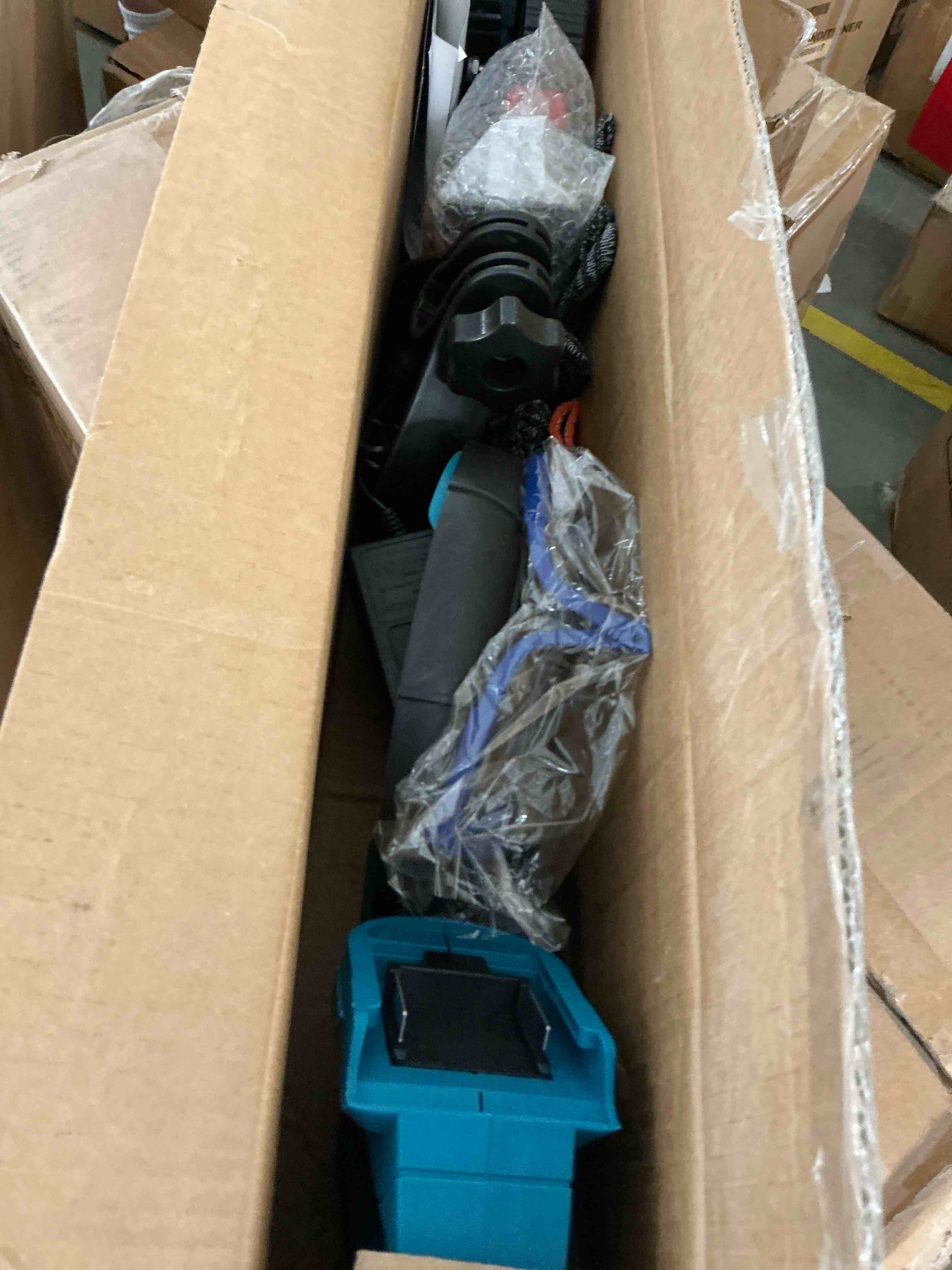 Condition photo showing Good Condition for tntants weed wacker cordless, 3-in-1 lightweight electric string trimmer with 3 types of blades, wheels, 24v battery, weed eater grass trimmer/edger/brush cutter for lawn yard garden (blue)