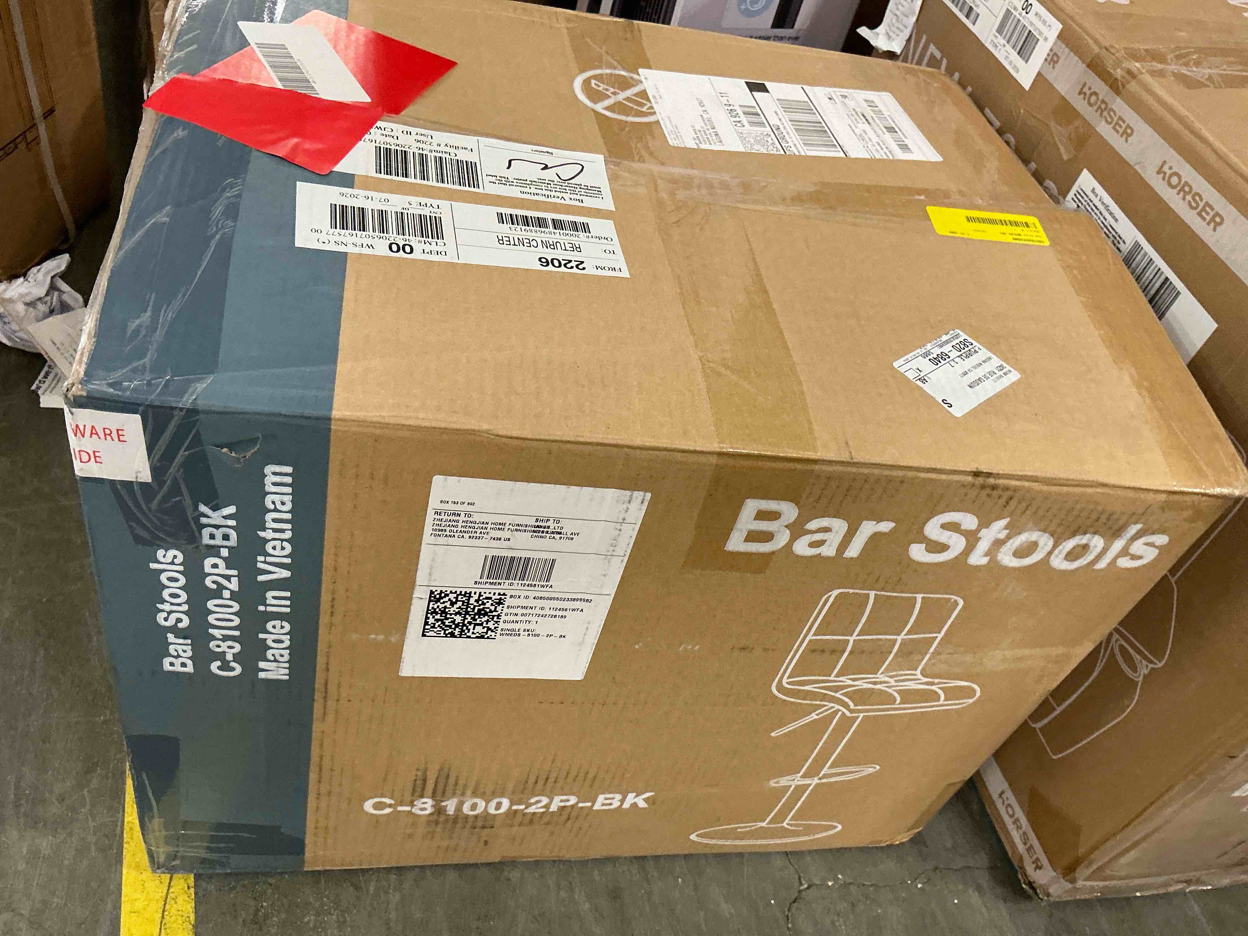 Condition photo showing Good Condition for edx bar stools with pu leather, swivel high back bar stools for kitchen island, bar stools, black