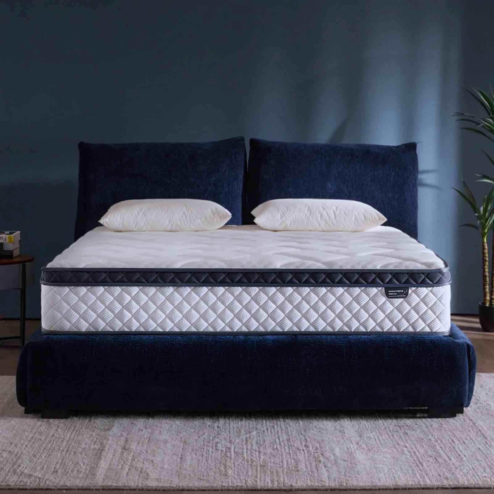 Blinddarm Twin XL Mattress, 12 inch Hybrid Memory Foam Mattress in a Box, Individual Pocket Spring, Medium Firm, CertiPUR-US