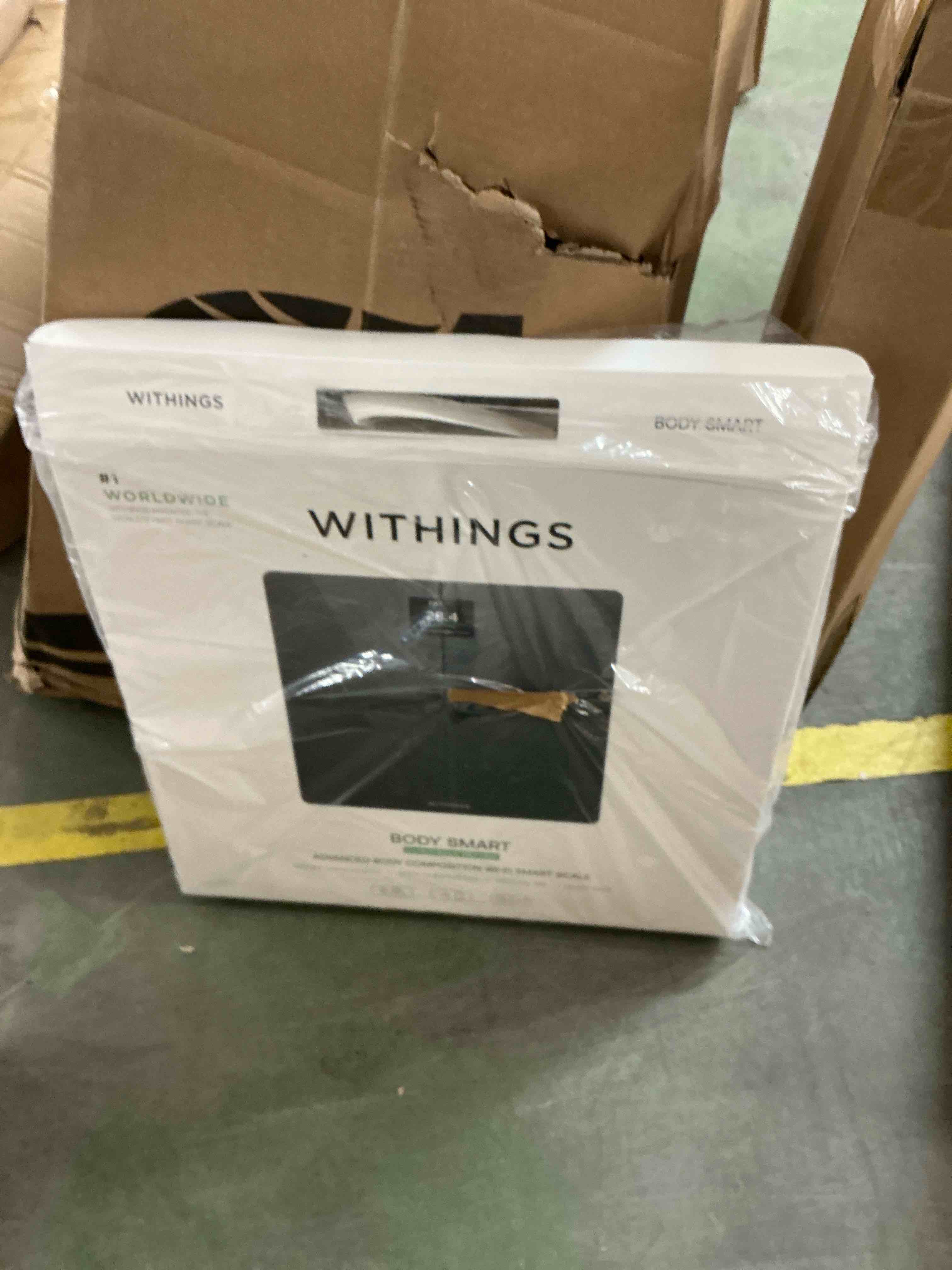 Condition photo showing Good Condition for withings body smart - accurate scale for body weight and fat percentage, body composition wi-fi and bluetooth weight scale, baby weight scale, smart scale apple health compatible, bathroom scale