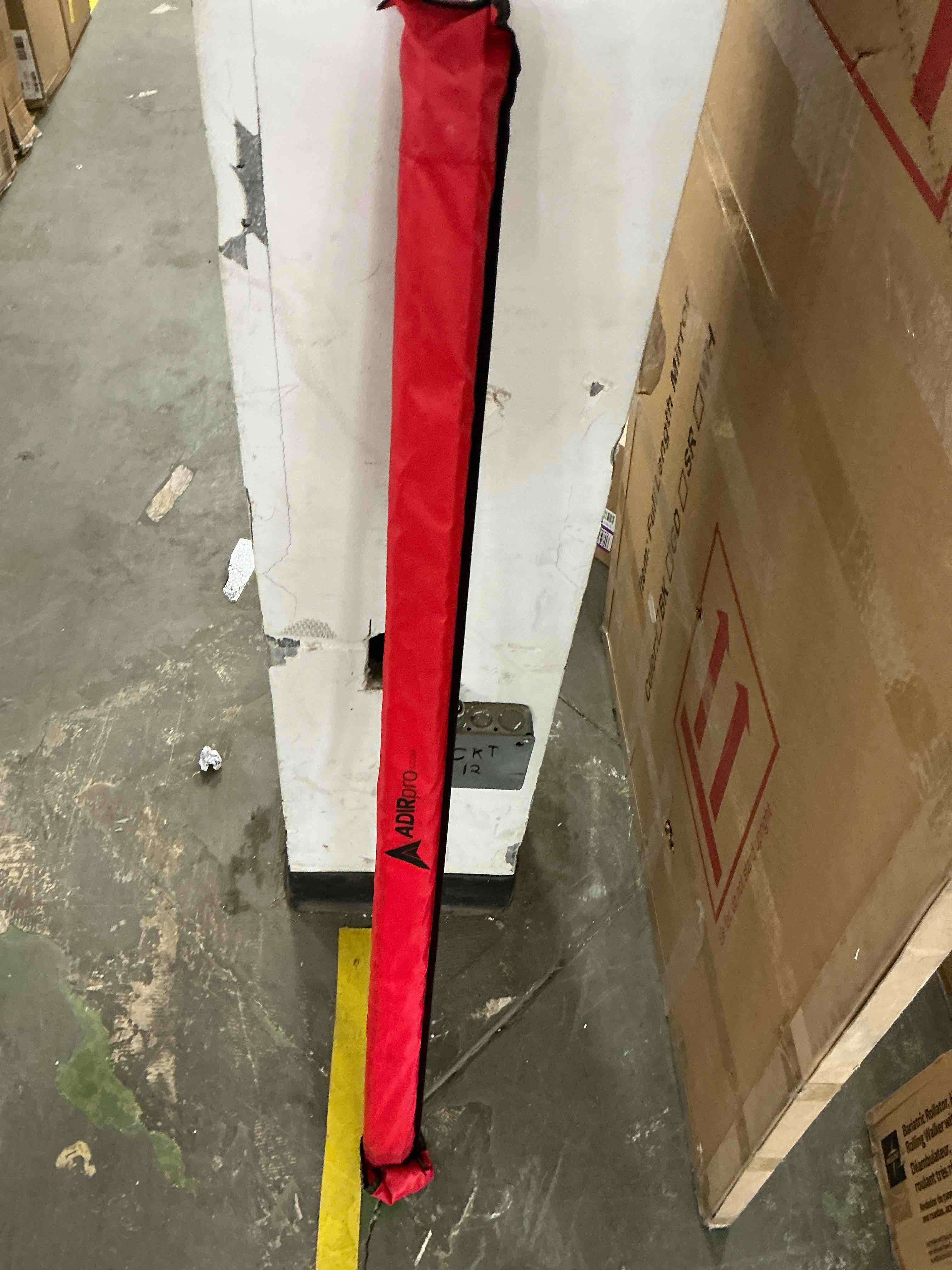 Condition photo showing Good Condition for adirpro 16-foot aluminum grade rod – 8ths, dual sided 5-section telescopic leveling rod – bubble level and soft carrying case included 16ft - 8ths