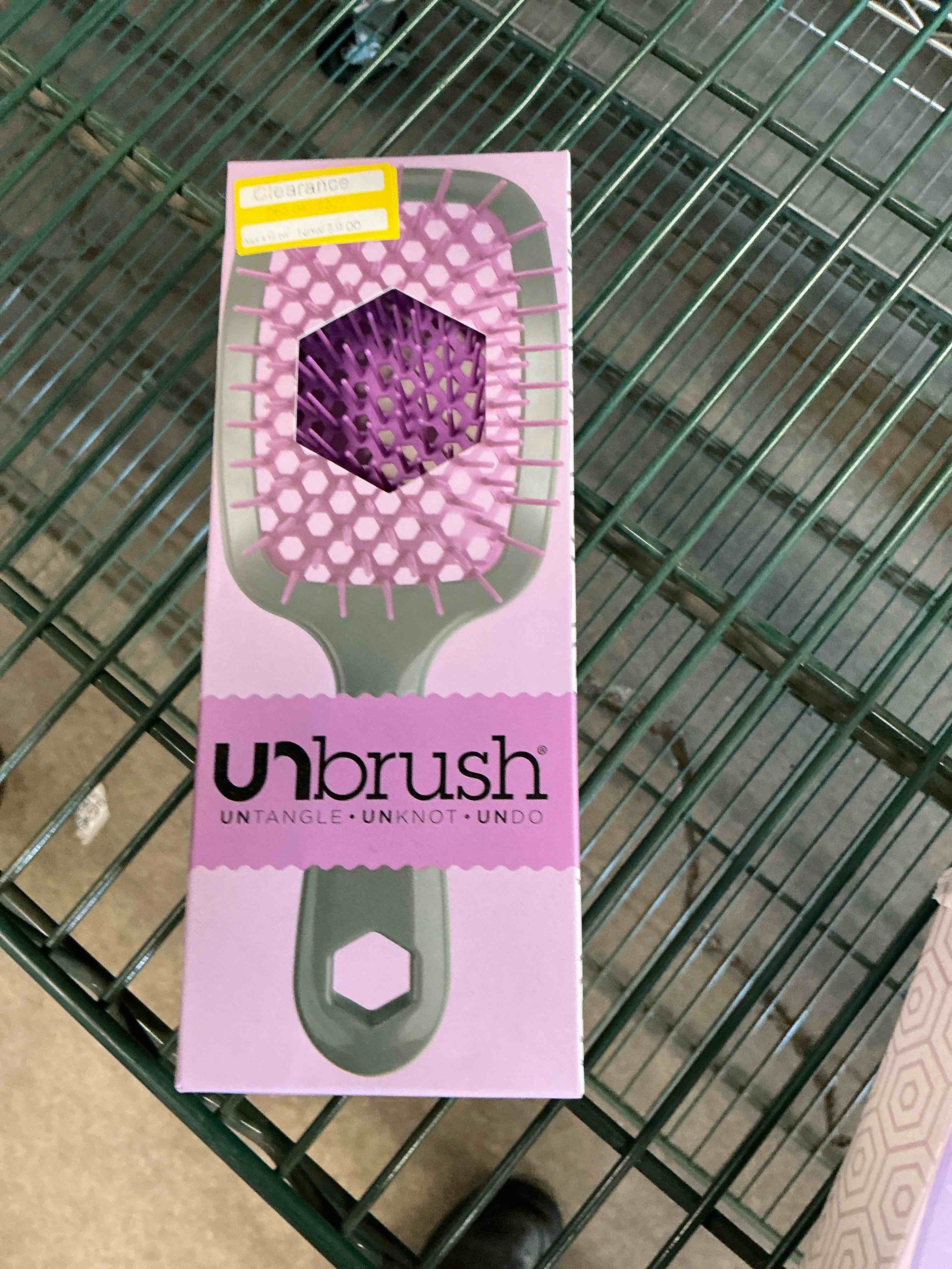 Condition photo showing Good Condition for fhi heat unbrush detangling brush for pain-free brushing on all wet or dry hair types — durable duoflex anti-static bristles, lightweight handle, vented hair brush orchid lavender 1 count (pack of 1)