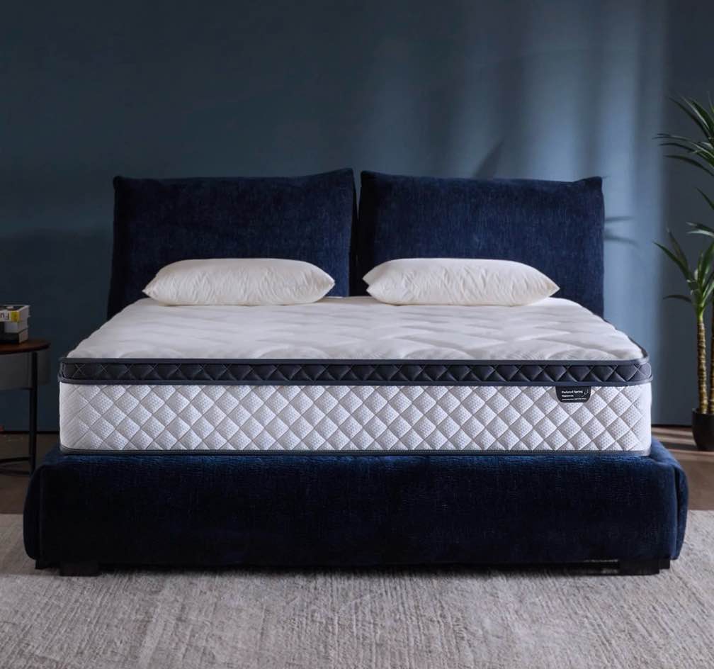 Blinddarm Queen Mattress, 10 inch Hybrid Memory Foam Mattress in a Box, Individual Pocket Spring, Medium Firm, CertiPUR-US