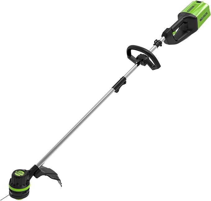greenworks pro 80v 16-inch cordless string trimmer, battery and charger not included st80l00