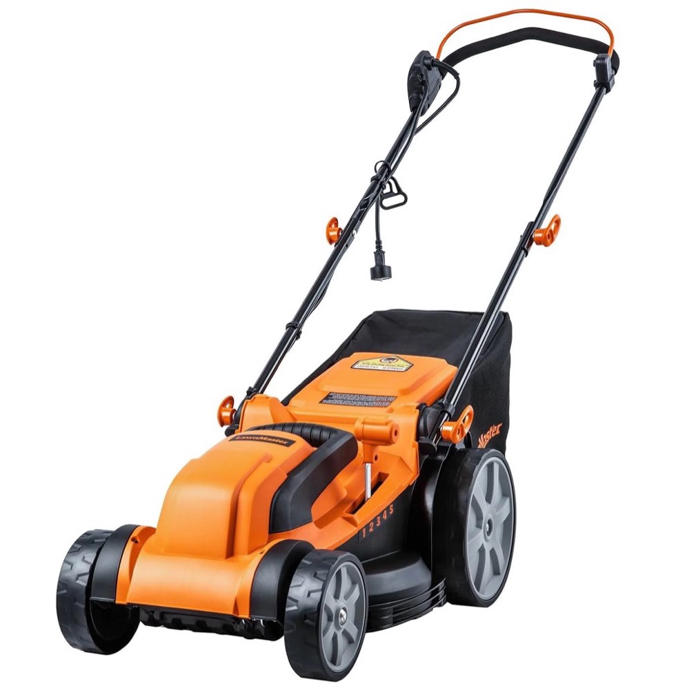 lawnmaster meb1216k electric lawn mower 16-inch 12amp (b08gk4cqst)