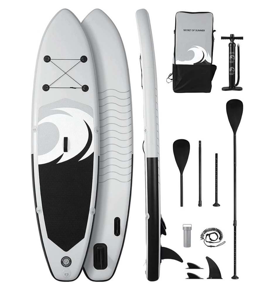 naipo paddle board inflatable 6in hick board with accessories with fast pumping for adults