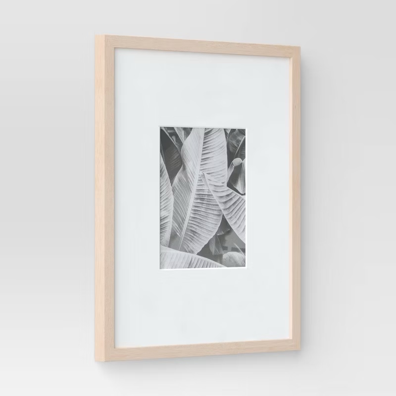 20" x 30" Matted to 11" x 14" Poster Frame Light Wood - Threshold™