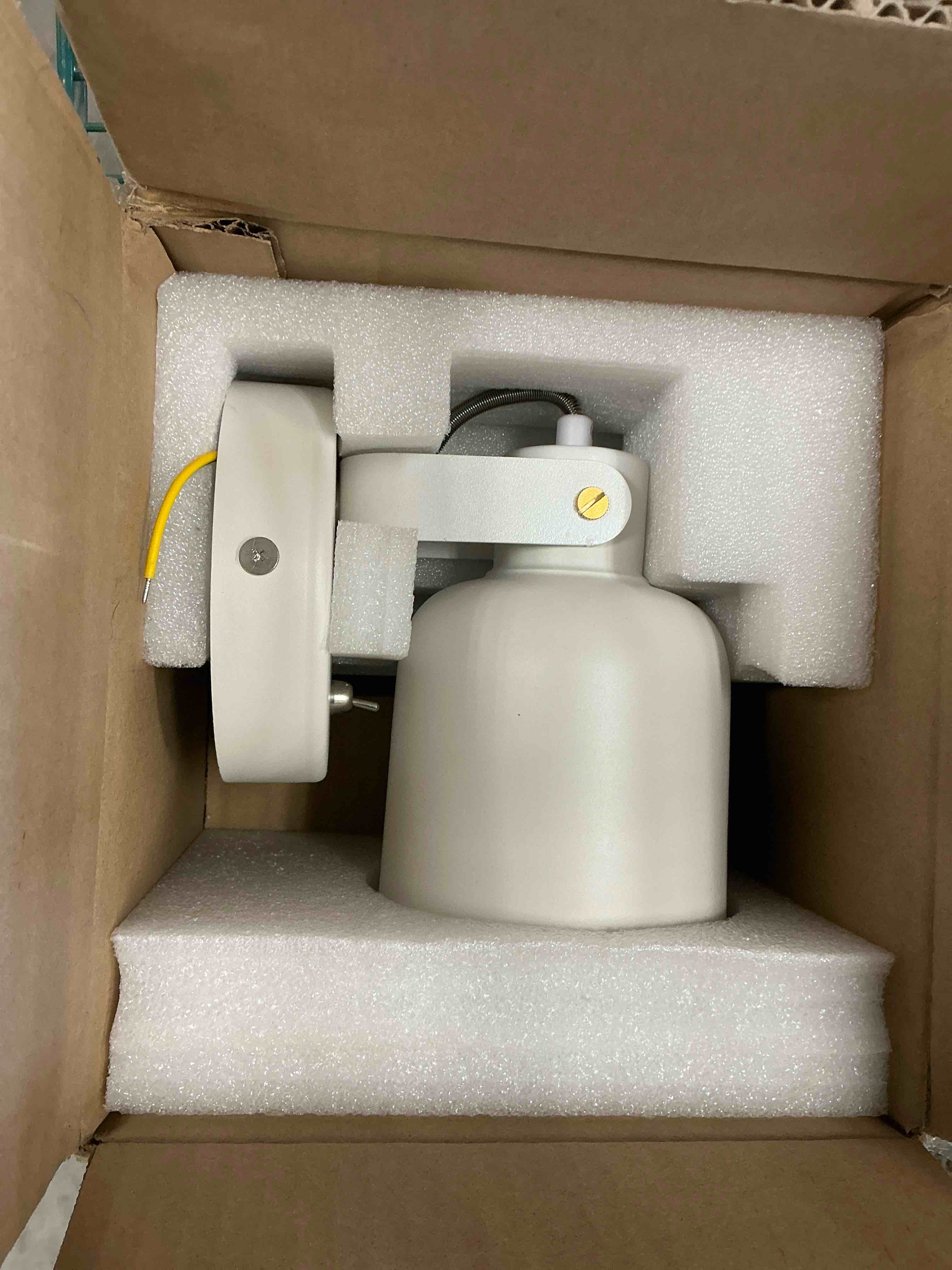 Condition photo showing Good Condition for aisilan bedroom wall sconces with on/off switch hardwire white wall light with e26 bulb indoor sconce wall lighting for bedside 7w wall mounted light for living room hallway fireplace