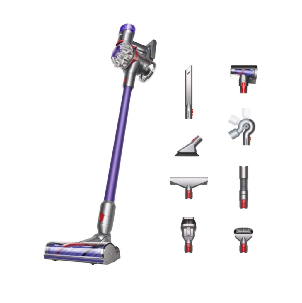dyson v8 extra cordless vacuum cleaner | purple | new