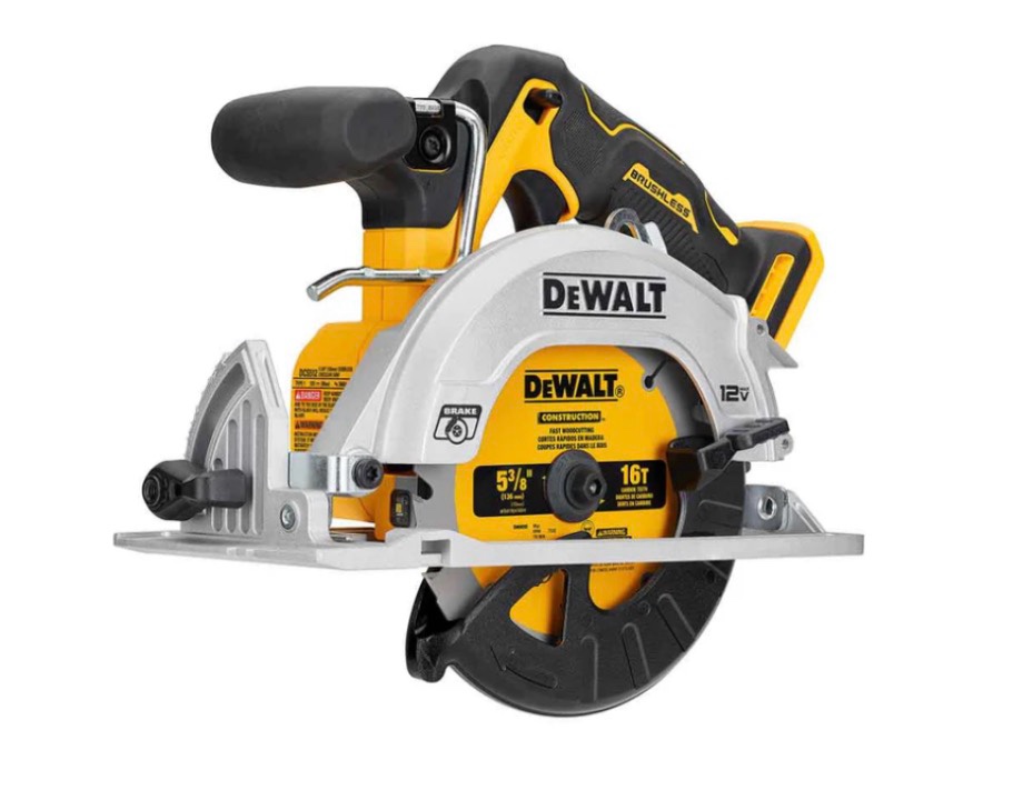 dewalt dcs512b 12v max xtreme brushless 5-3/8 cordless circular saw (bare tool)