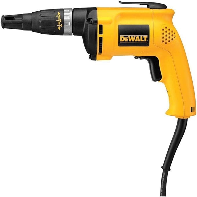 dewalt drywall screw gun, 6.0-amp (dw255) screwdriver only