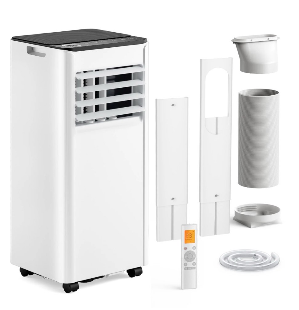simzlife portable air conditioner 10000 btu portable ac unit up to 550 sq white