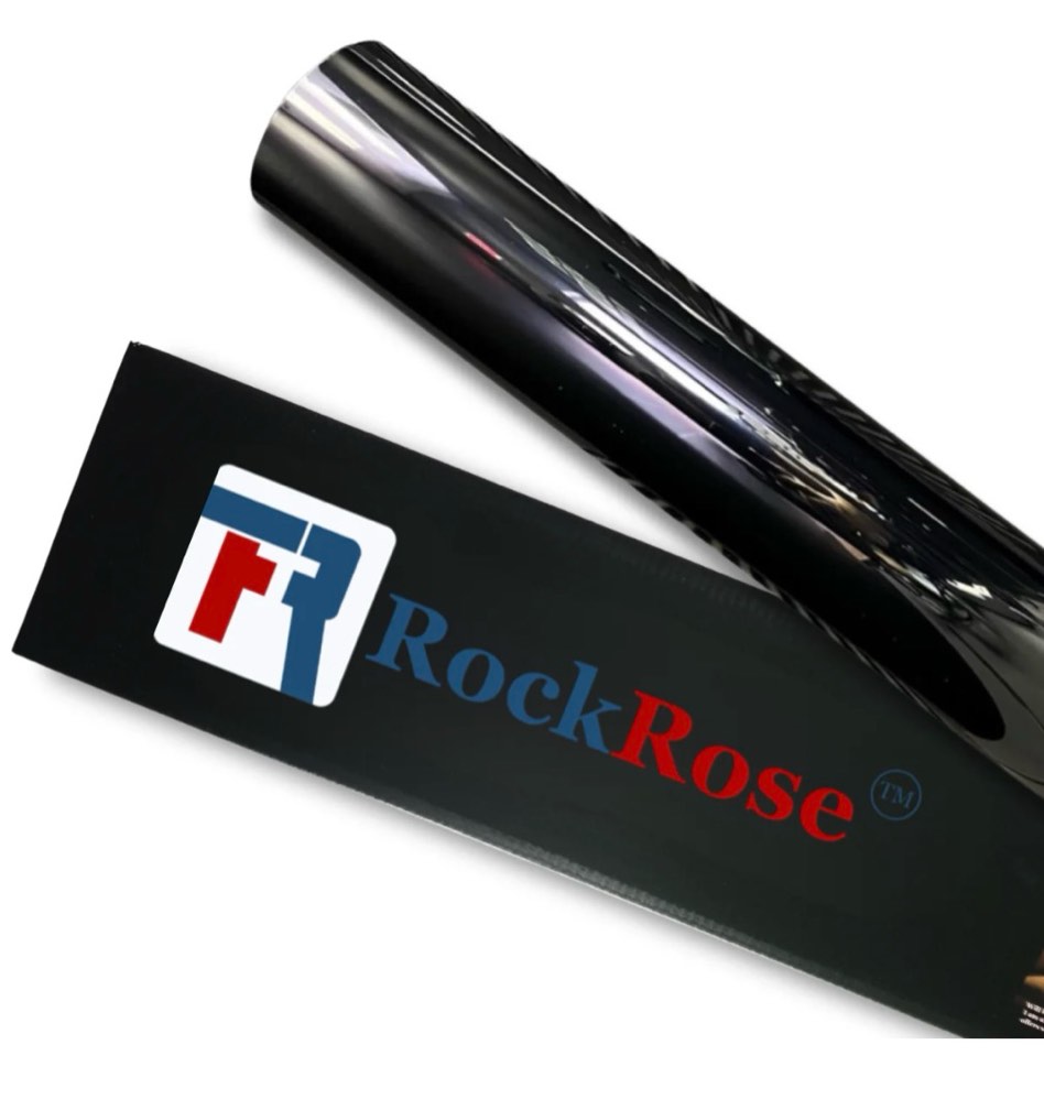 rockrose 5% vlt charcoal nano ceramic car window tint - ceramic window tint for car and home excellent heat rejection 99% uv rejection and irr 90% - size (36 x 100ft)
