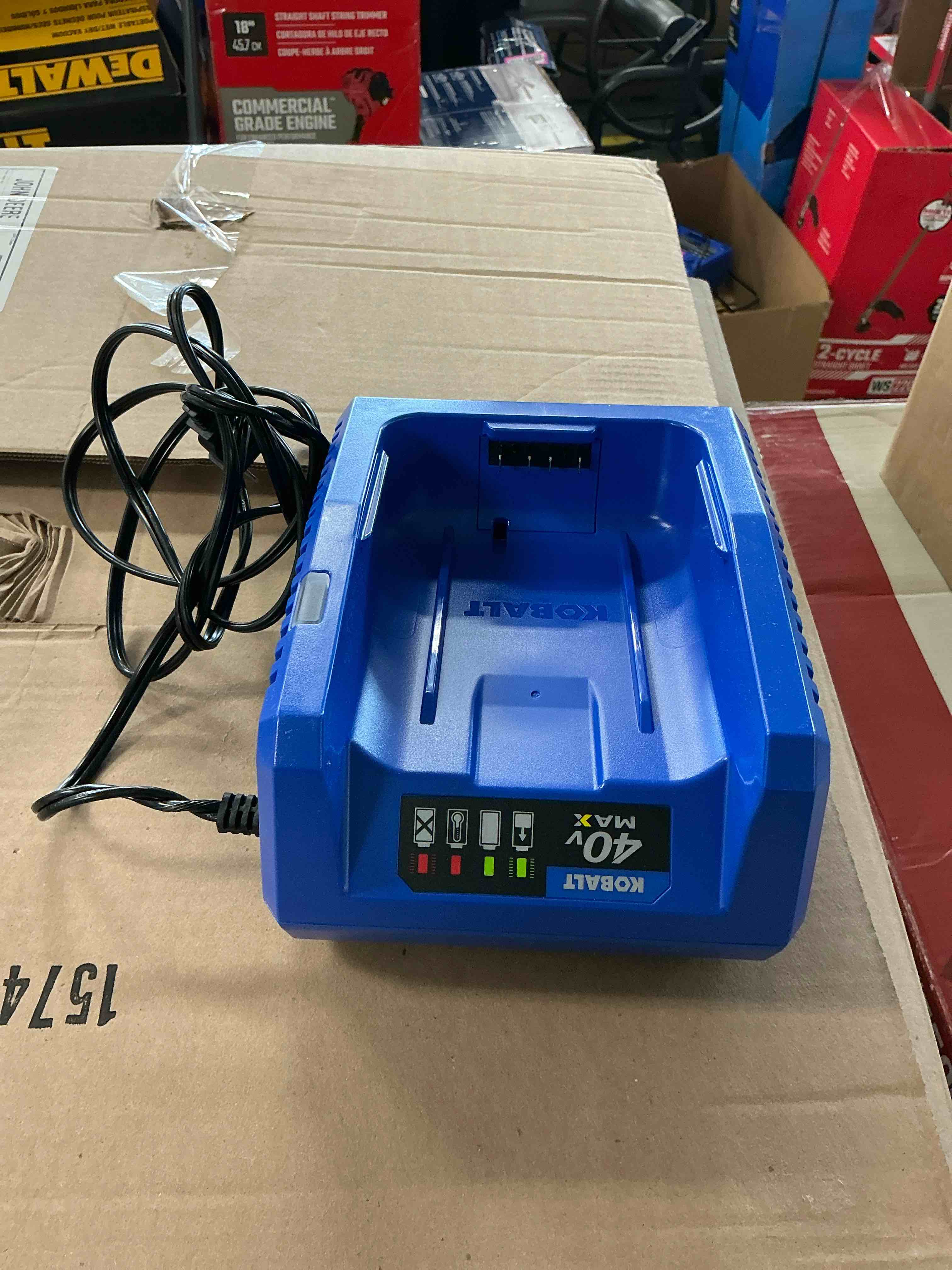 Condition photo showing Good Condition for kobalt 40-volt lithium ion (li-ion) compact cordless power equipment battery charger