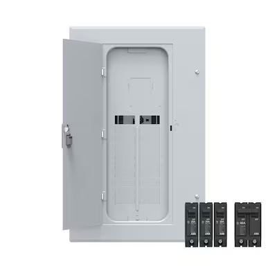 Condition photo showing Good Condition for abb reliahome p-series 100 -amp 20 -spaces 40 -circuit indoor main breaker plug-on neutral load