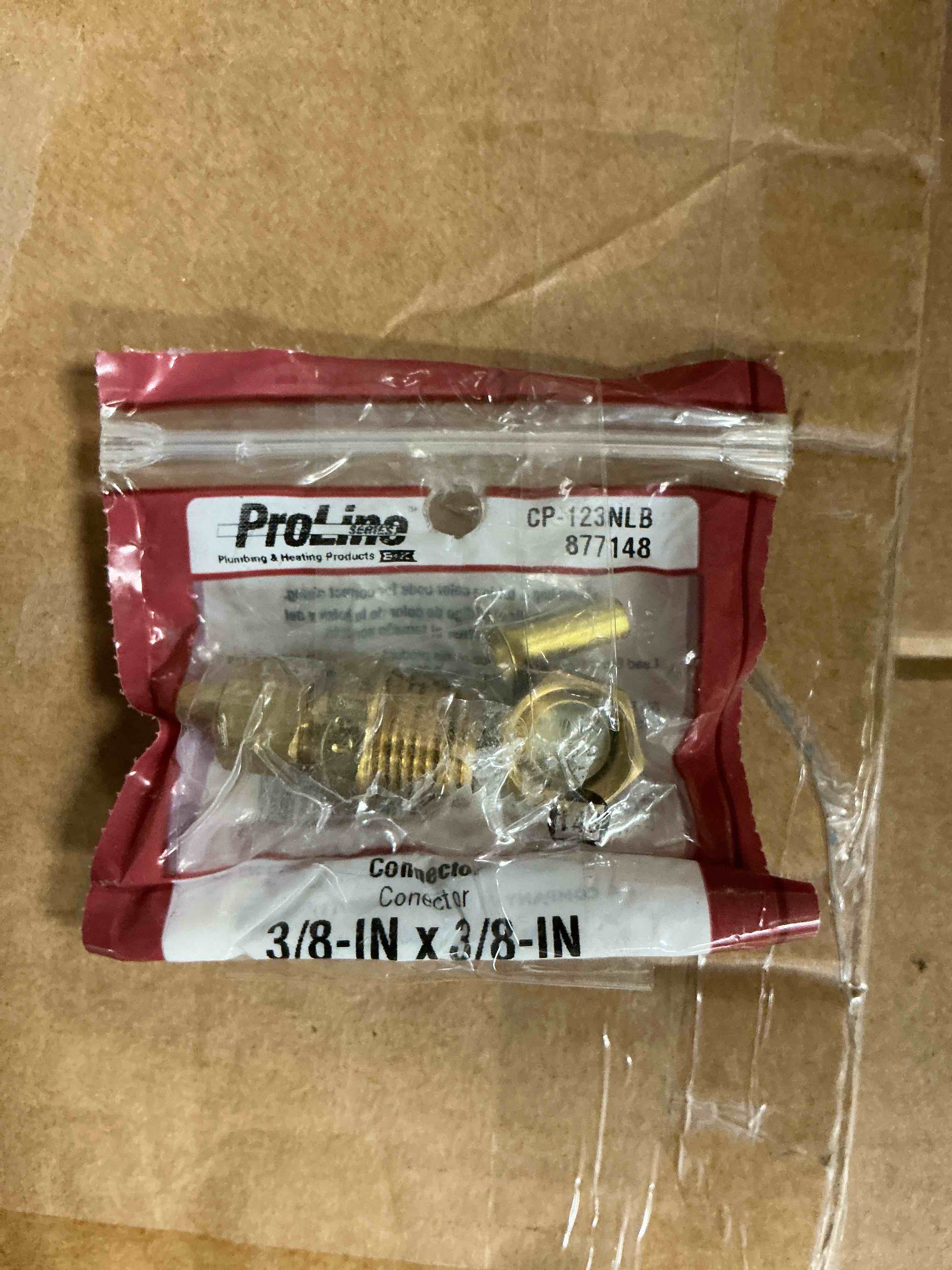 Condition photo showing Good Condition for proline series 3/8-in x 3/8-in compression x mip adapter coupling fitting