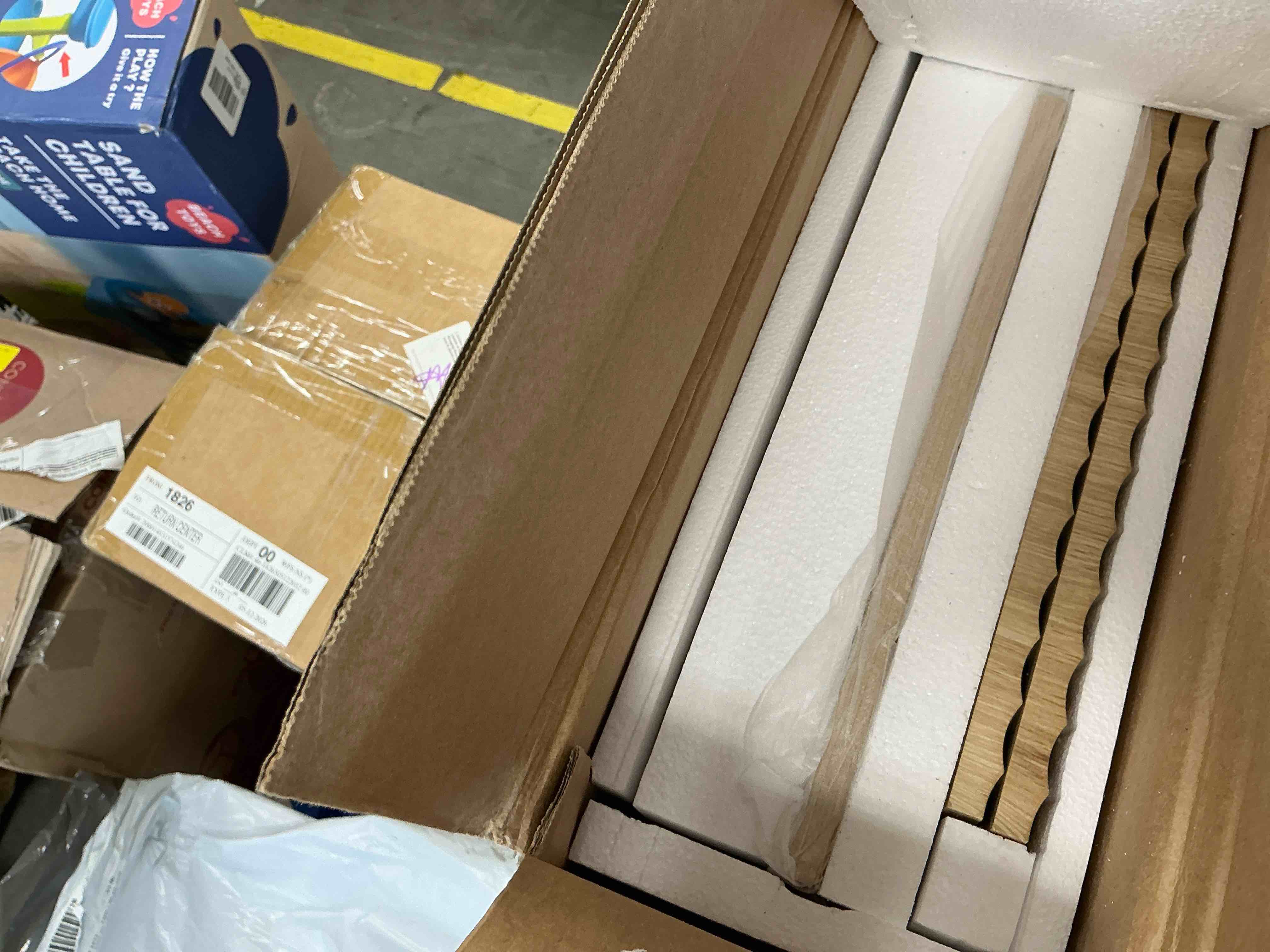 Condition photo showing New/Like New for ktaxon 2-drawer wood file cabinet vertical filing cabinet for letter a4-sized files easy to assemble, modern style fluted design wood
