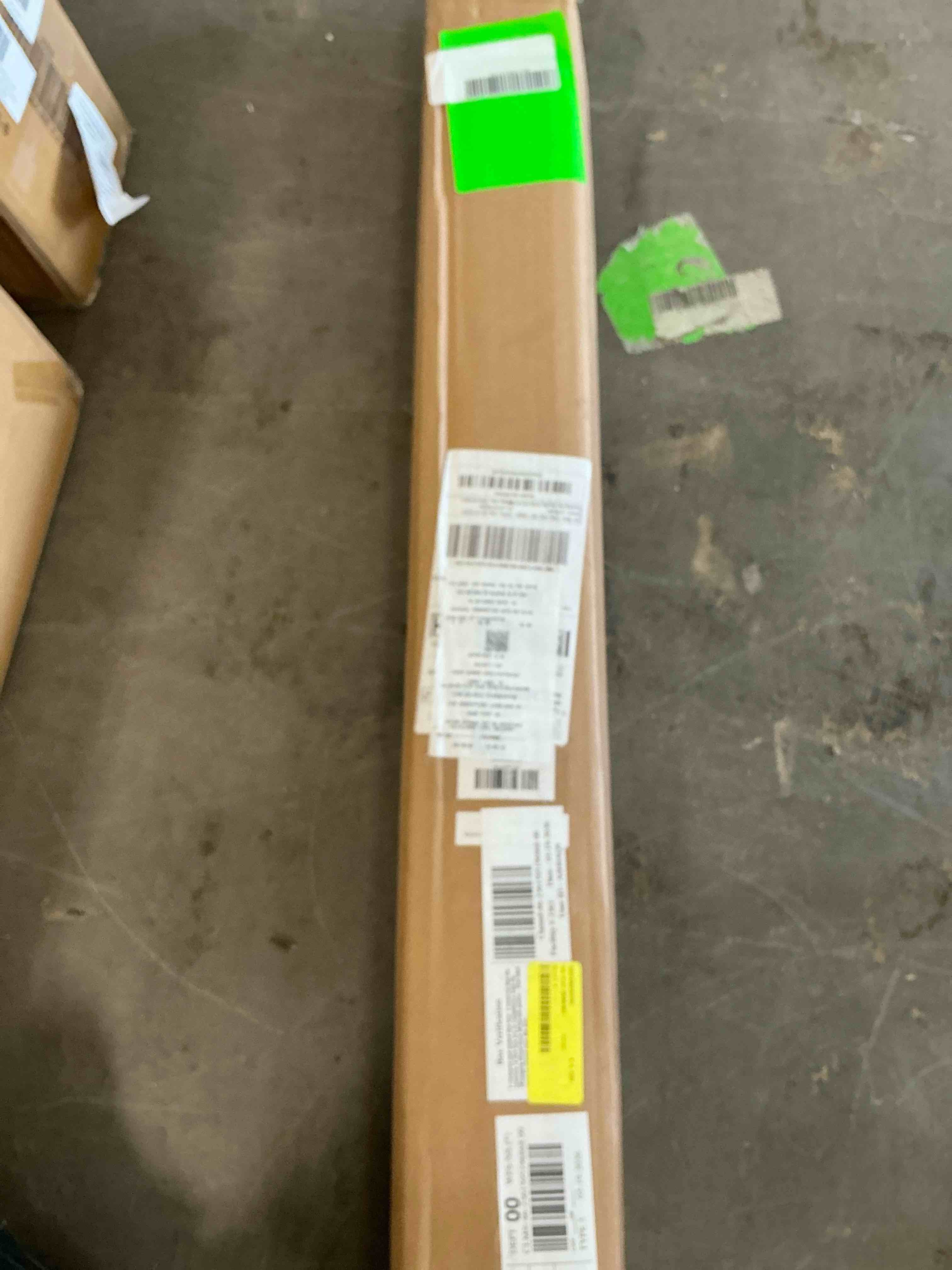 Condition photo showing New/Like New for lazblinds cordless bamboo roman shades privacy blinds for interior windows room darkening roll up bamboo blinds for home & patio 39 w x 64 h highfield teak