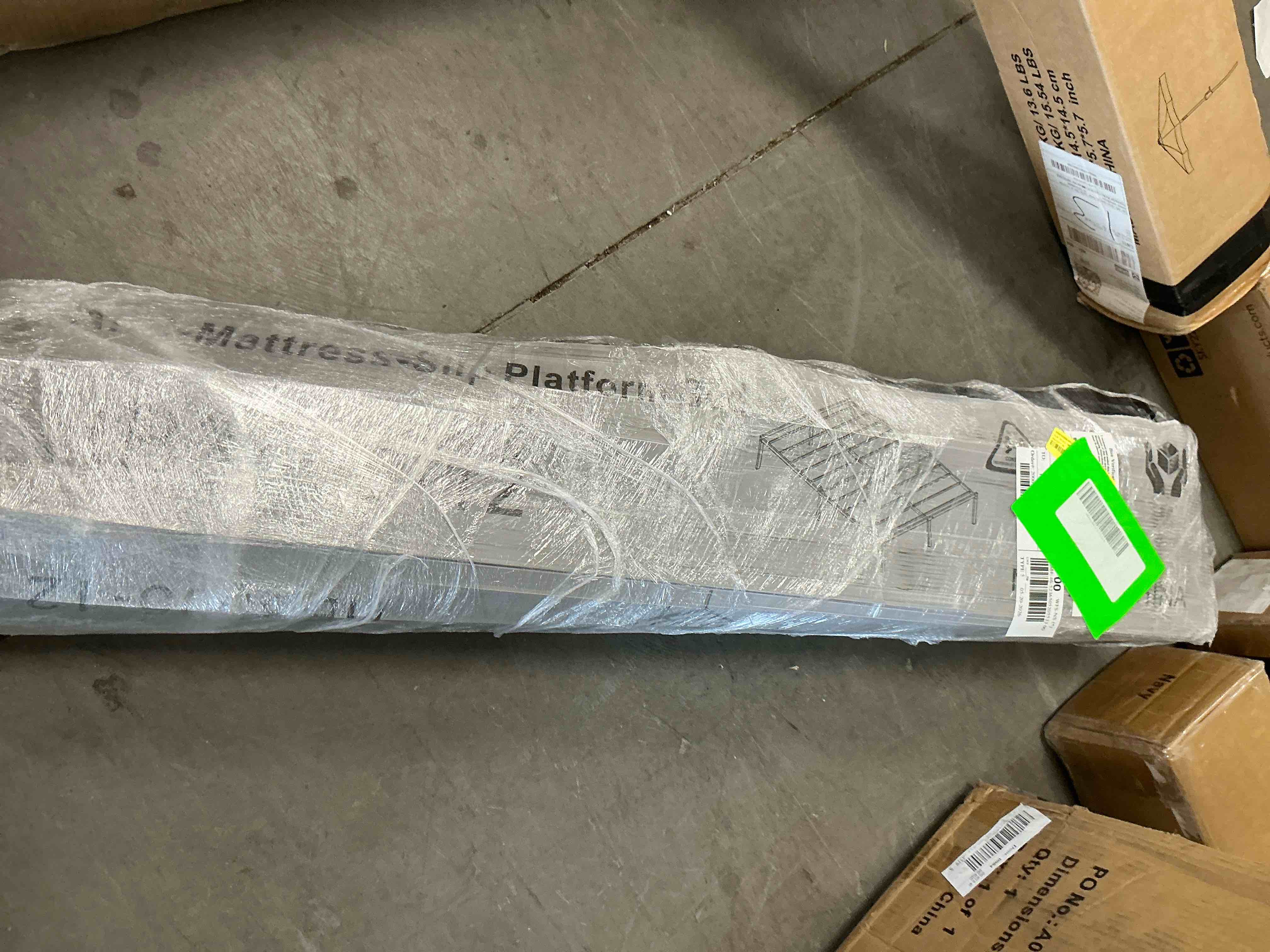 Condition photo showing Good Condition for auroral zone 12 inch king metal platform bed frame, heavy duty mattress foundation, no box spring required