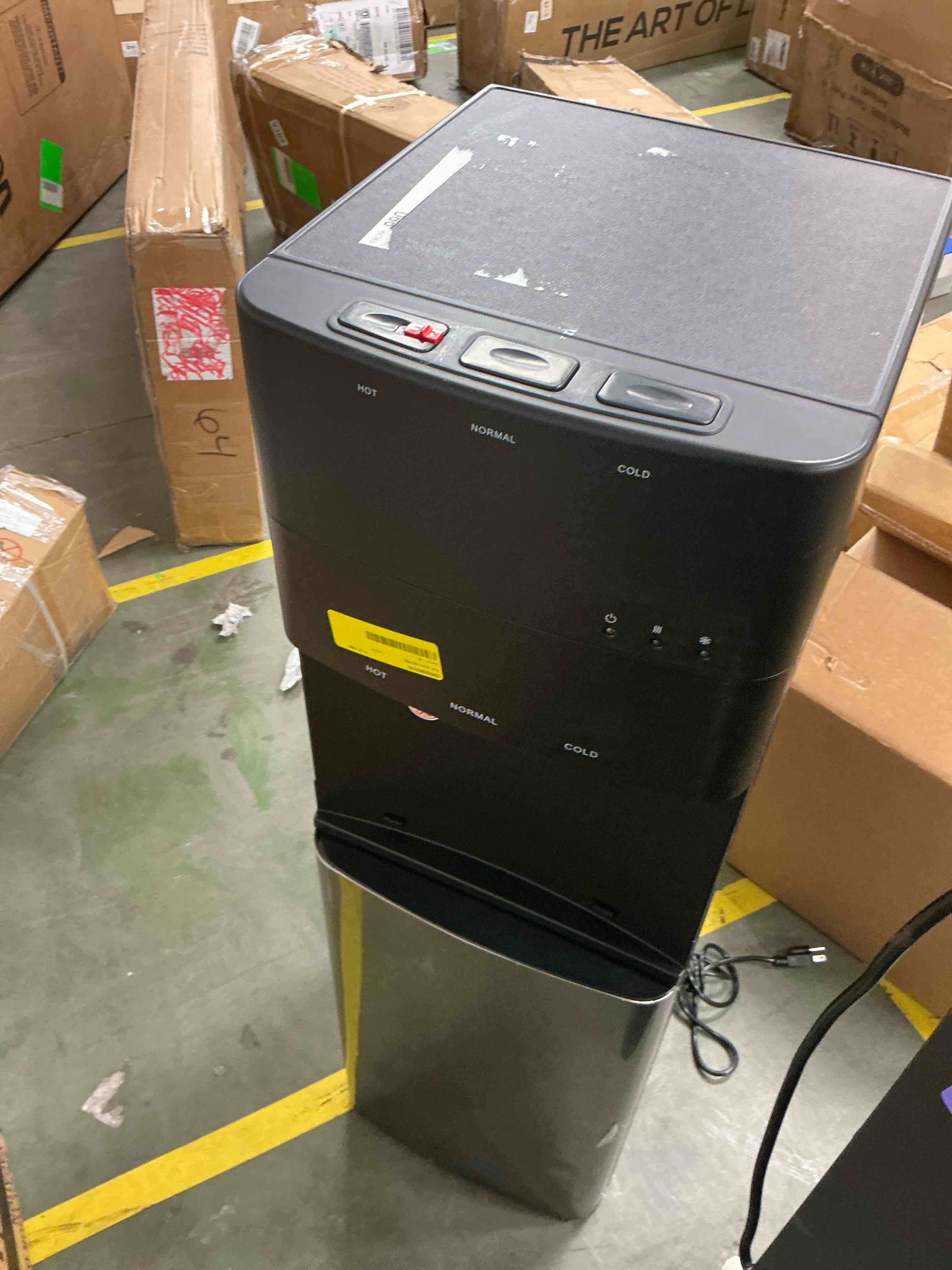 Condition photo showing Good Condition for bottom loading water dispenser with compressor cooling  stainless steel body & aluminum motor  high dispensing area  safety lock