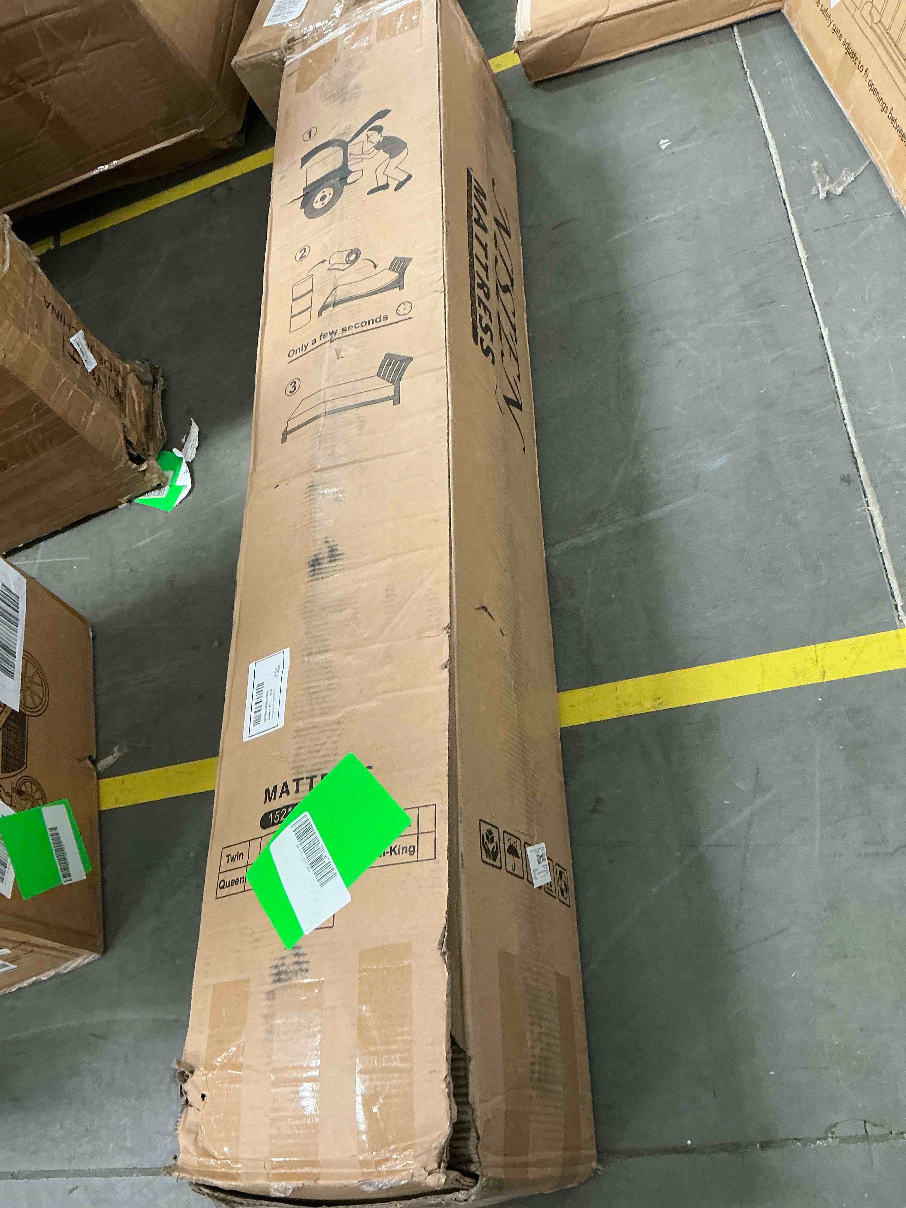 Condition photo showing Good Condition for nisien foam mattress mattress collection adult 10 inch mattress-in-a-box queen medium euro top hybrid mattresses