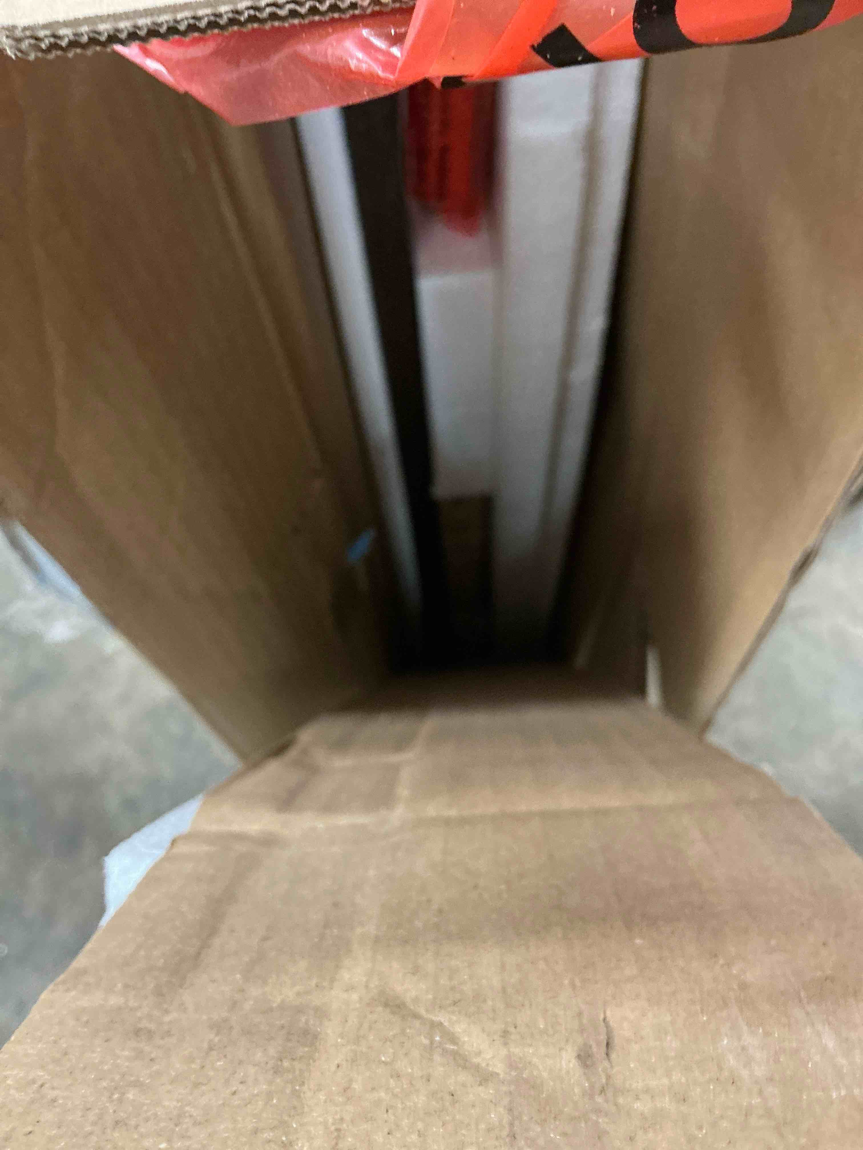 Condition photo showing New/Like New for homall 39" 2-tier farmhouse coffee table wood center table with storage shelf for living room, brown & white