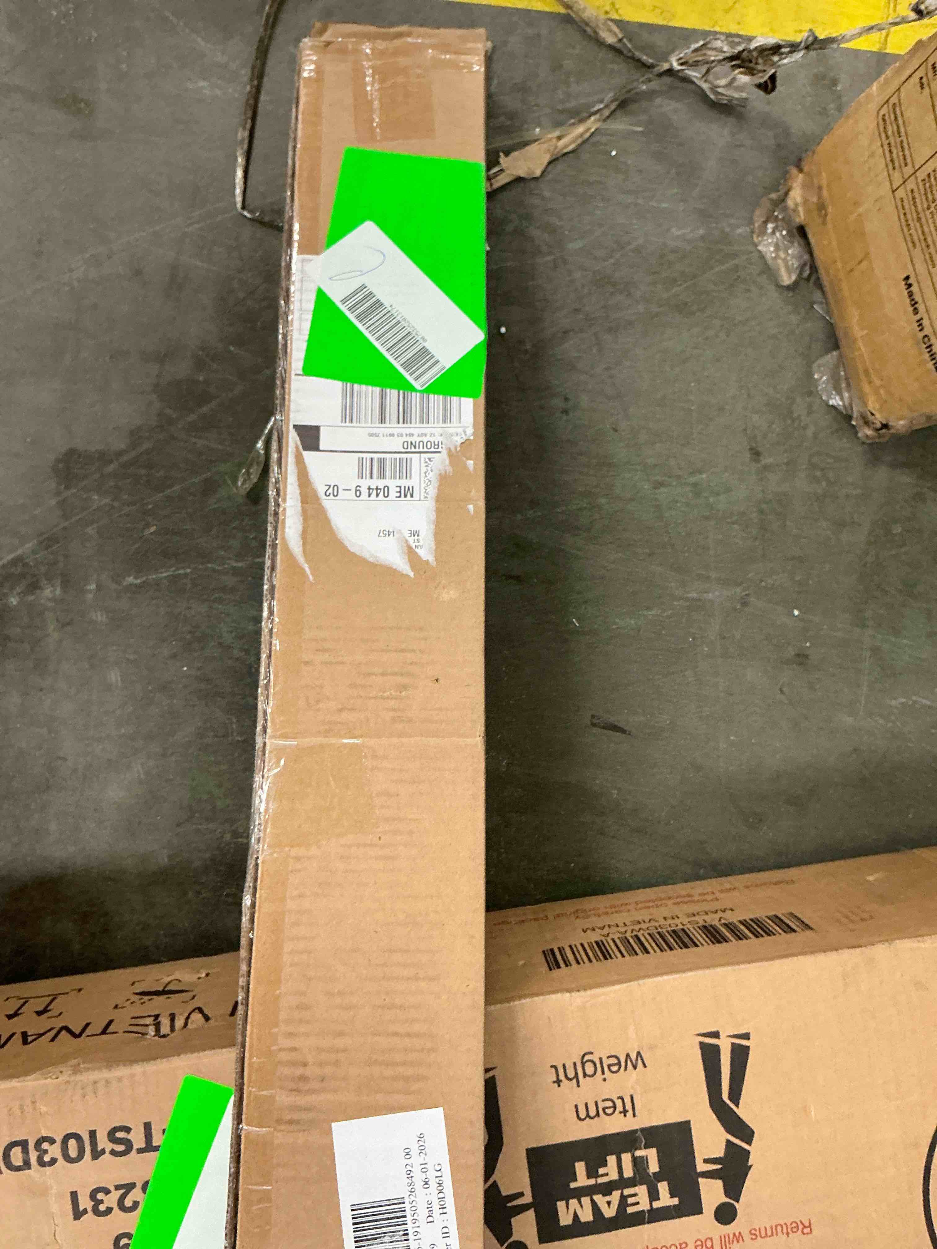 Condition photo showing New/Like New for lazblinds no tools no drill cordless 1 vinyl mini blinds 100% blackout blinds for indoor windows room darkening privacy window blinds and shades for interior 35 w x 48 h white