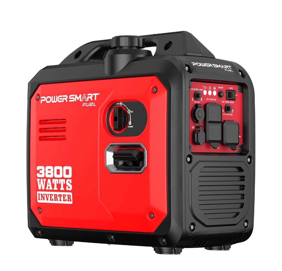 PowerSmart 3800-Watt Portable Inverter Generator  Super Quiet 59dB Gas Powered Engine (143cc)