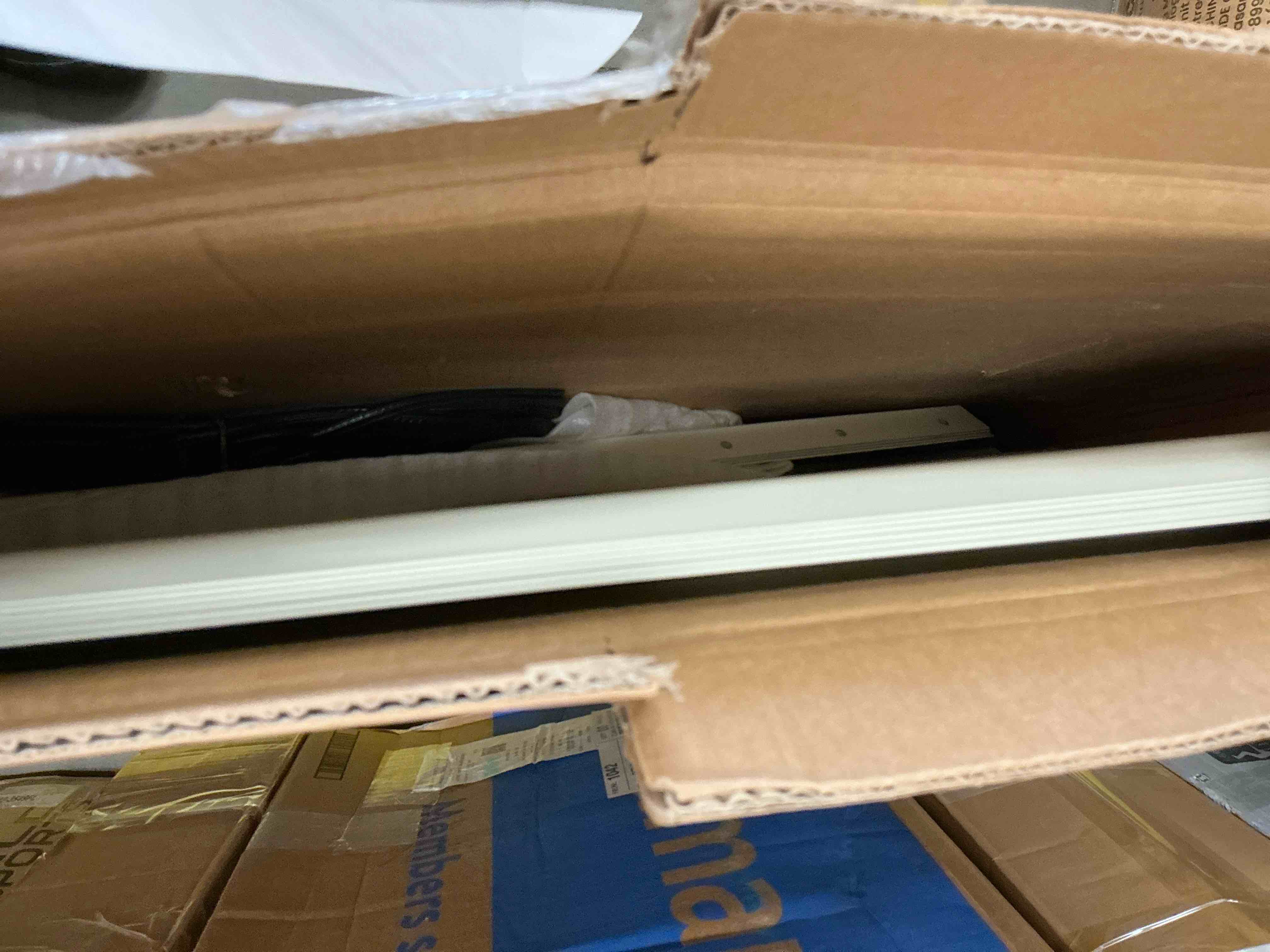 Condition photo showing New/Like New for snugniture 6x3x2 ft galvanized metal raised garden bed, large outdoor planter box for vegetables & flowers, white