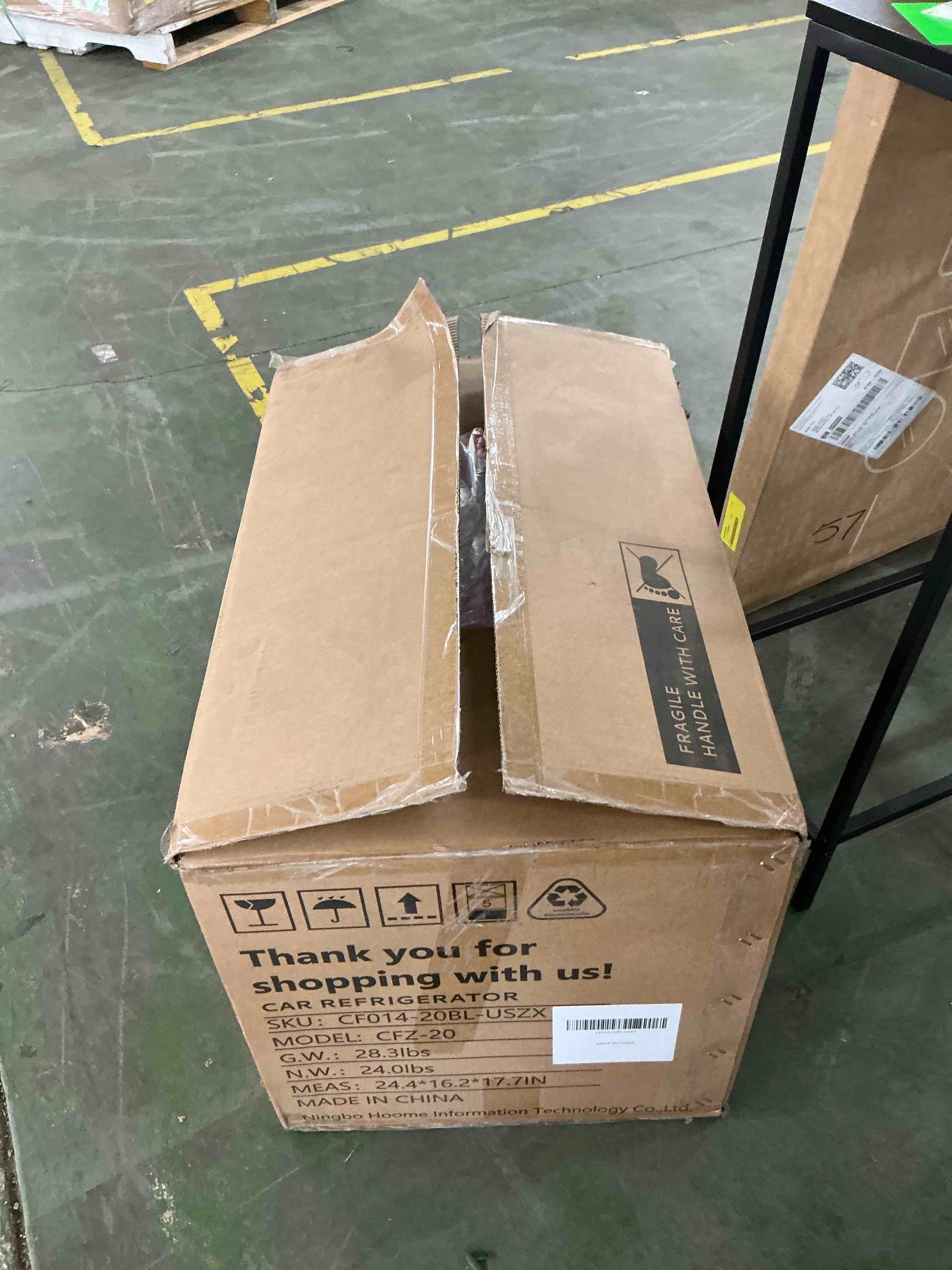 Condition photo showing Good Condition for simzlife 12 volt car refrigerator 22 quart portable fridge freezer compressor cooler 12/24v dc 110~240 volt ac for truck van rv camper suv travel camping road trips