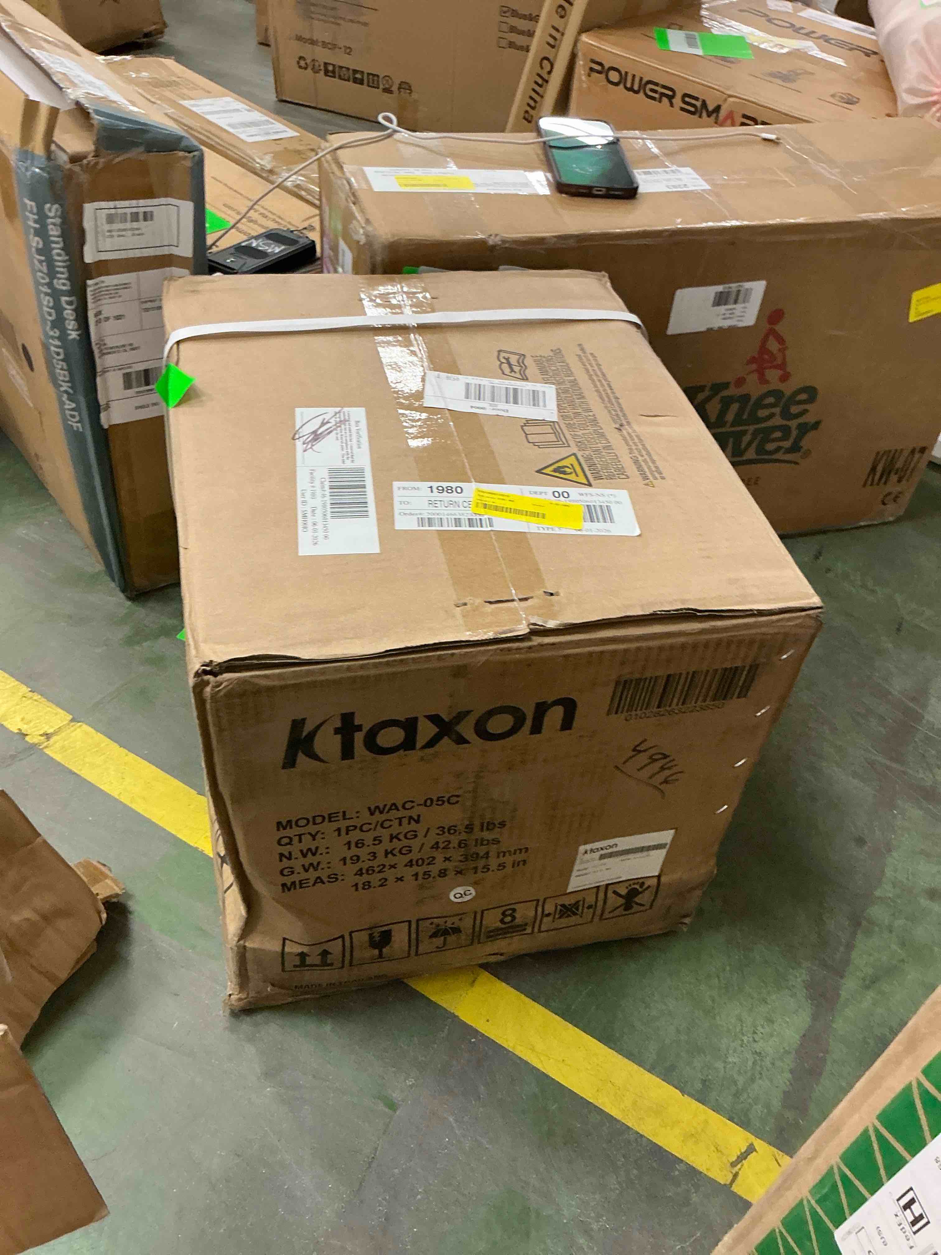 Condition photo showing New/Like New for ktaxon 5000 btu window air conditioner, 3-in-1 cool/fan/dehumidifier window ac unit, easycool air conditioner with remote control, cools up to 150 sq. ft.