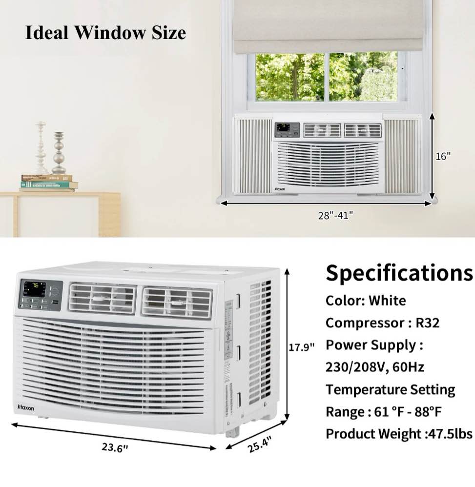Condition photo showing New/Like New for ktaxon 18000btu window air conditioner with wifi and eco mode for medium rooms 18000btu
