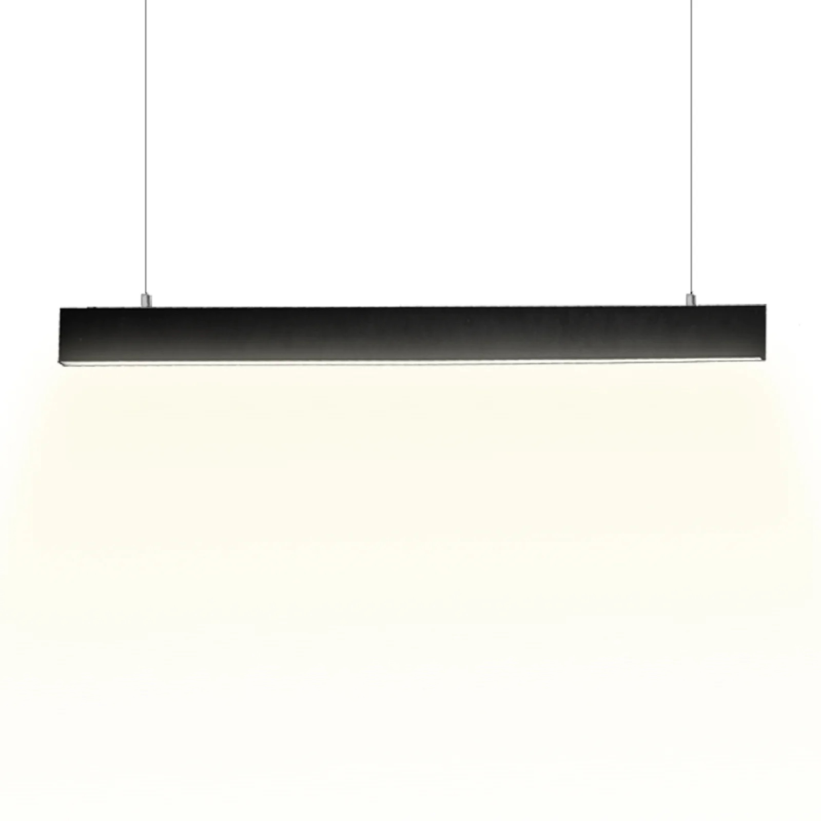 47 Inch Linear Pendant Light,4000K Natural White LED Linear Hanging Lamp,Modern Minimalist Lighting for Office/Conference Room,Kitchen Island,Gym, Dining Room