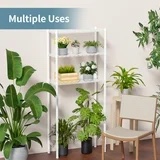 TINANA Metal Bathroom Stand: 3 Tier Over The Toilet Storage Shelves Multifunctional Bathroom Organizer Finishing Shelf, Space Saver Bathroom Shelf-White