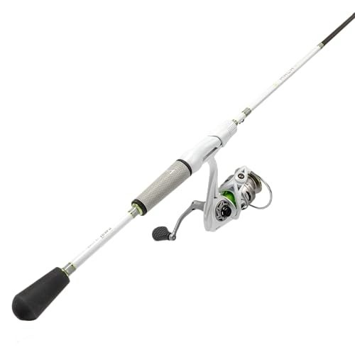Lew’s MACH 1 Spinning Reel and Fishing Rod Combo 6-Foot 9-Inch 1-Piece IM7 Graphite Rod Medium Power Fast Action Size 300 Reel 9+1 Bearings 6