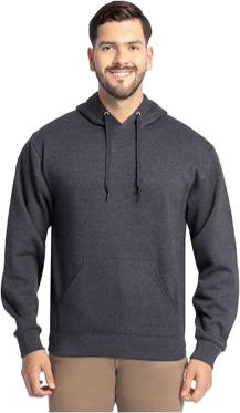 SEE PHOTOS SMALL Ecosmart Hoodie, Midweight Fleece Sweatshirt, Pullover Hooded Sweatshirt for Men